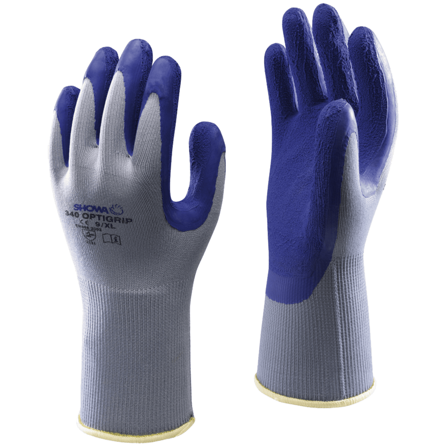 SHOWA 340 Opti Grip Lightweight Grip Safety Gardening Gloves - Mstore