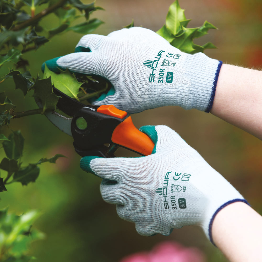 
                  
                    SHOWA 350R Textured Grip Safety Gardening & Work Gloves - Mstore
                  
                