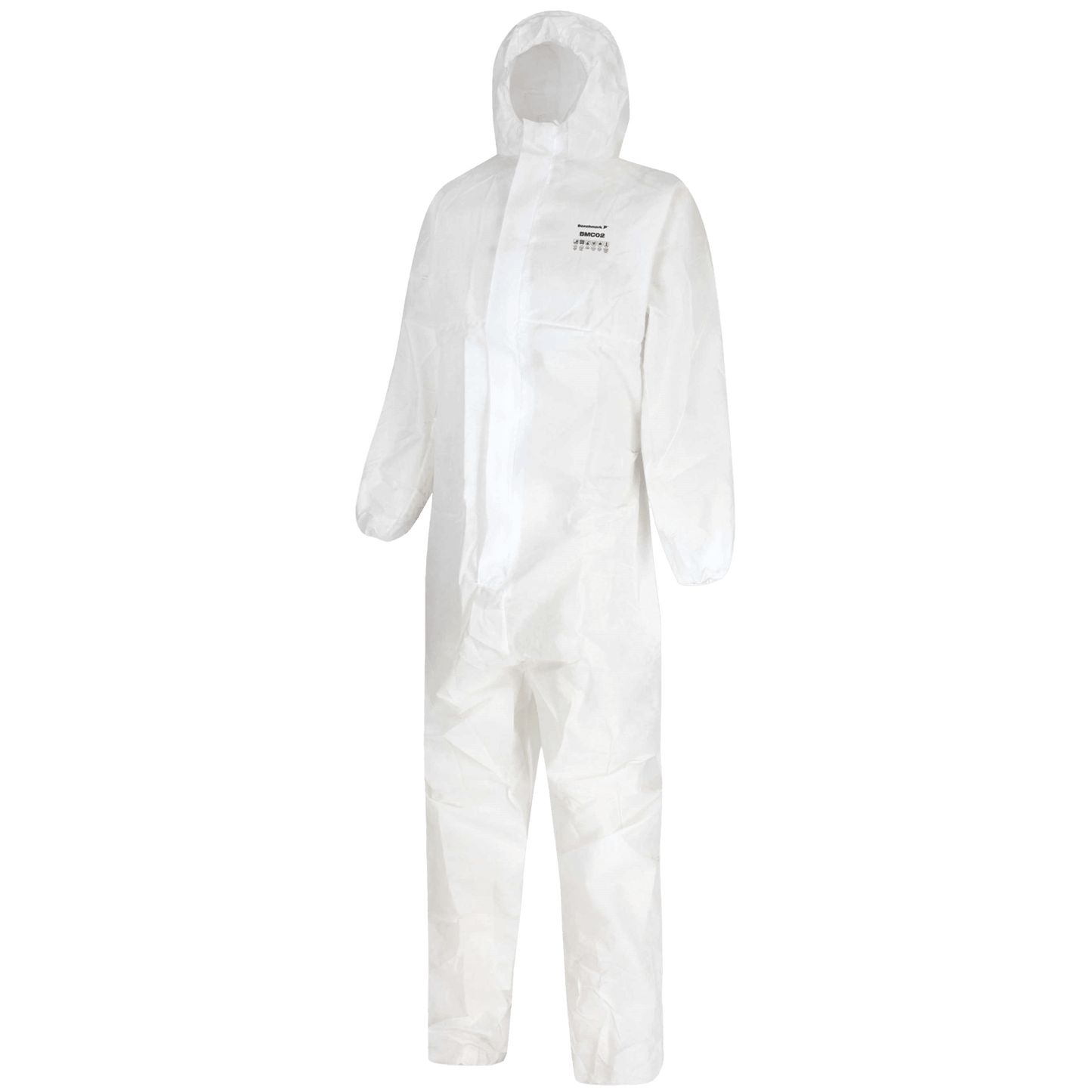 BENCHMARK BMC02 Disposable Chemical Resistant Coveralls Type 5/6 - Mstore