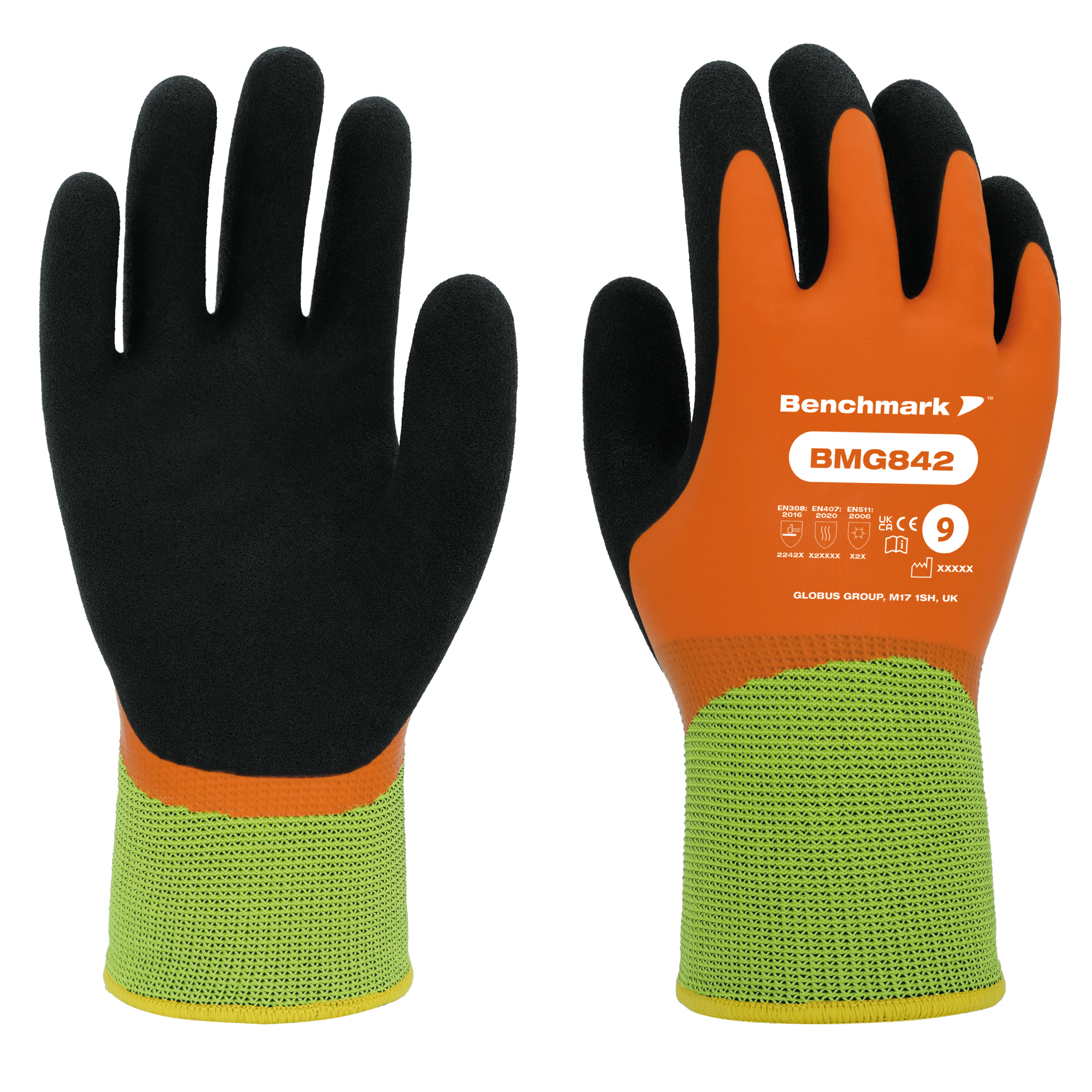 BMG842 Water Repellent Winter Work Safety Gloves