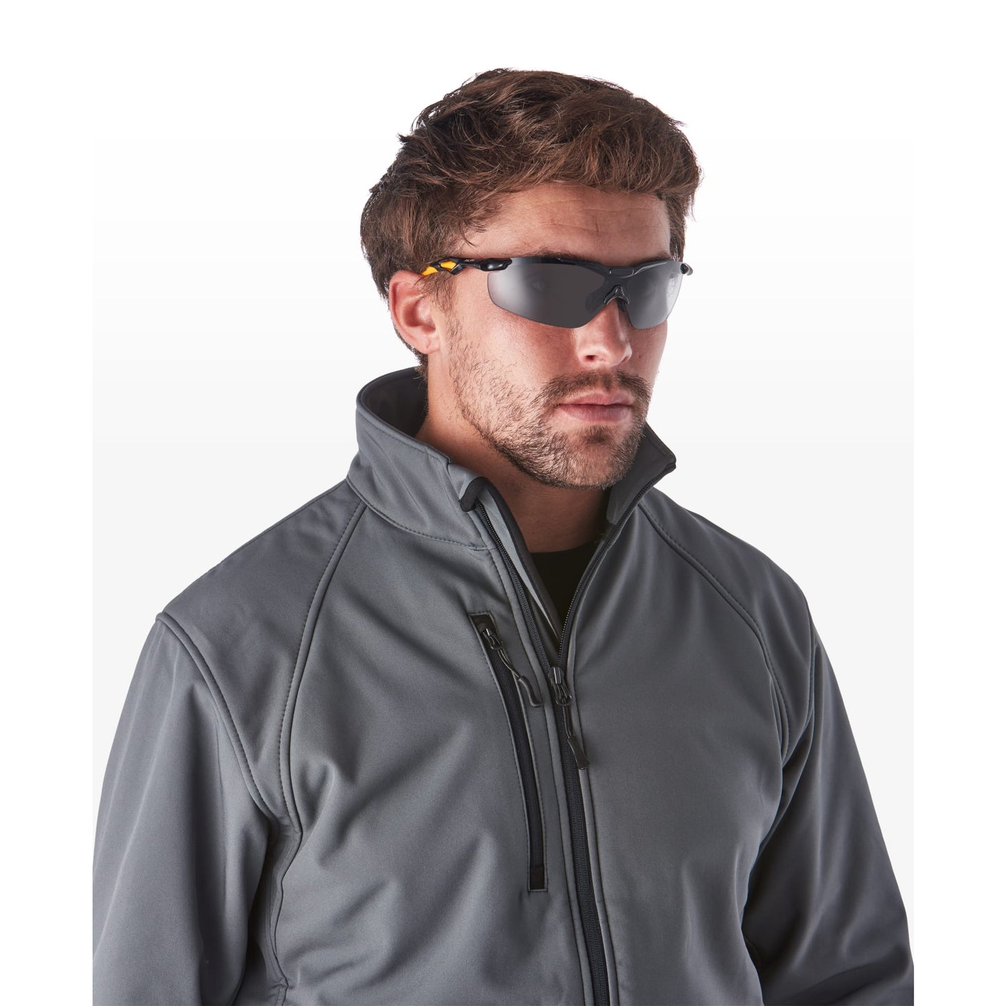 RILEY Elipta Sport Style Safety Eyewear Glasses with Grey Tint Lens - Mstore