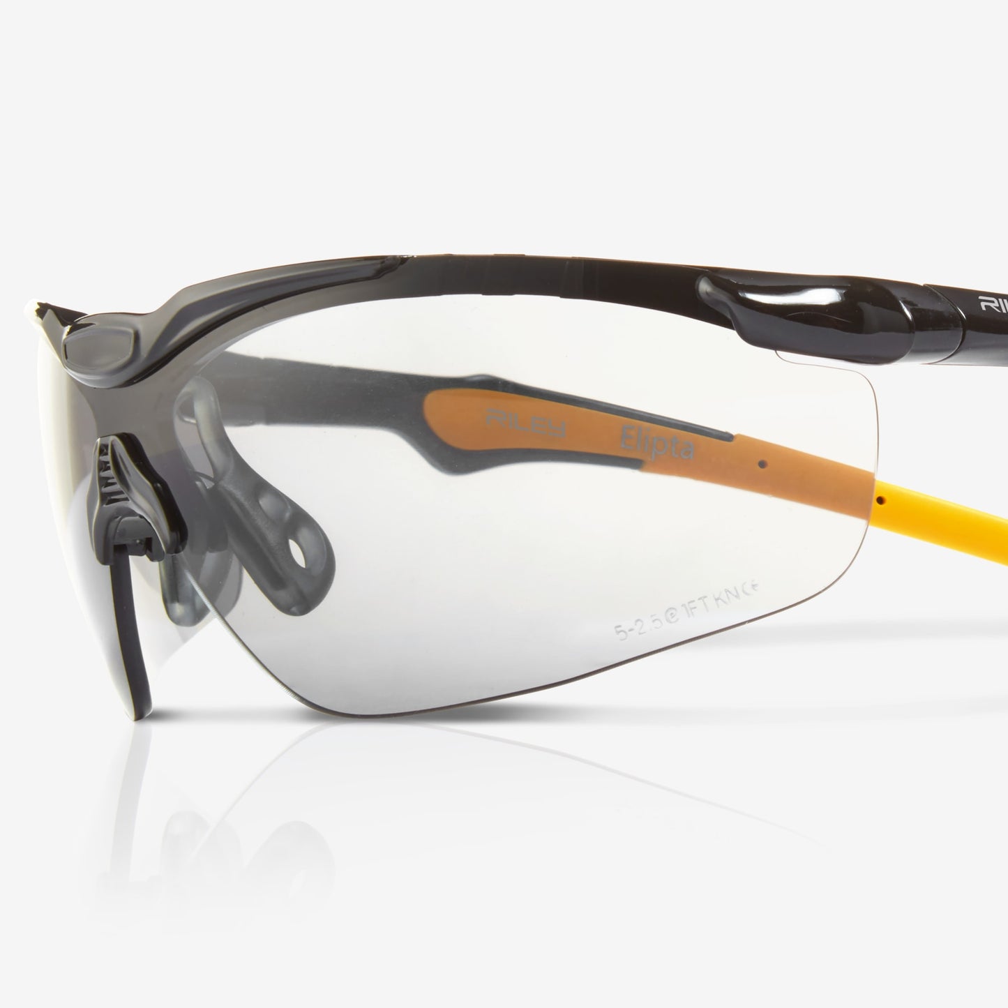RILEY Elipta Sport Style Safety Eyewear Glasses with Grey Tint Lens - Mstore