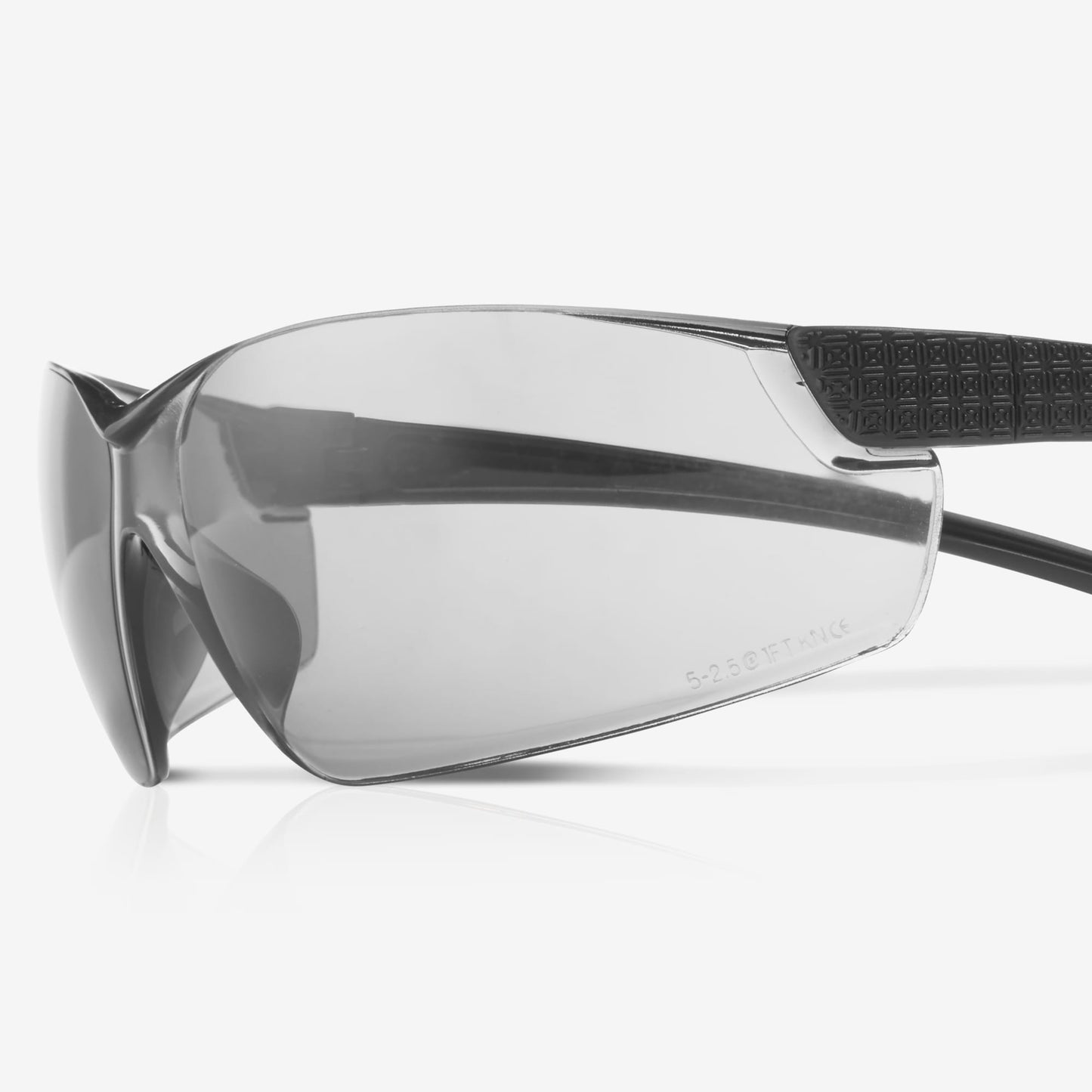 RILEY Retna Ultra Lightweight Wide Lens Safety Glasses with Grey Lens - Mstore