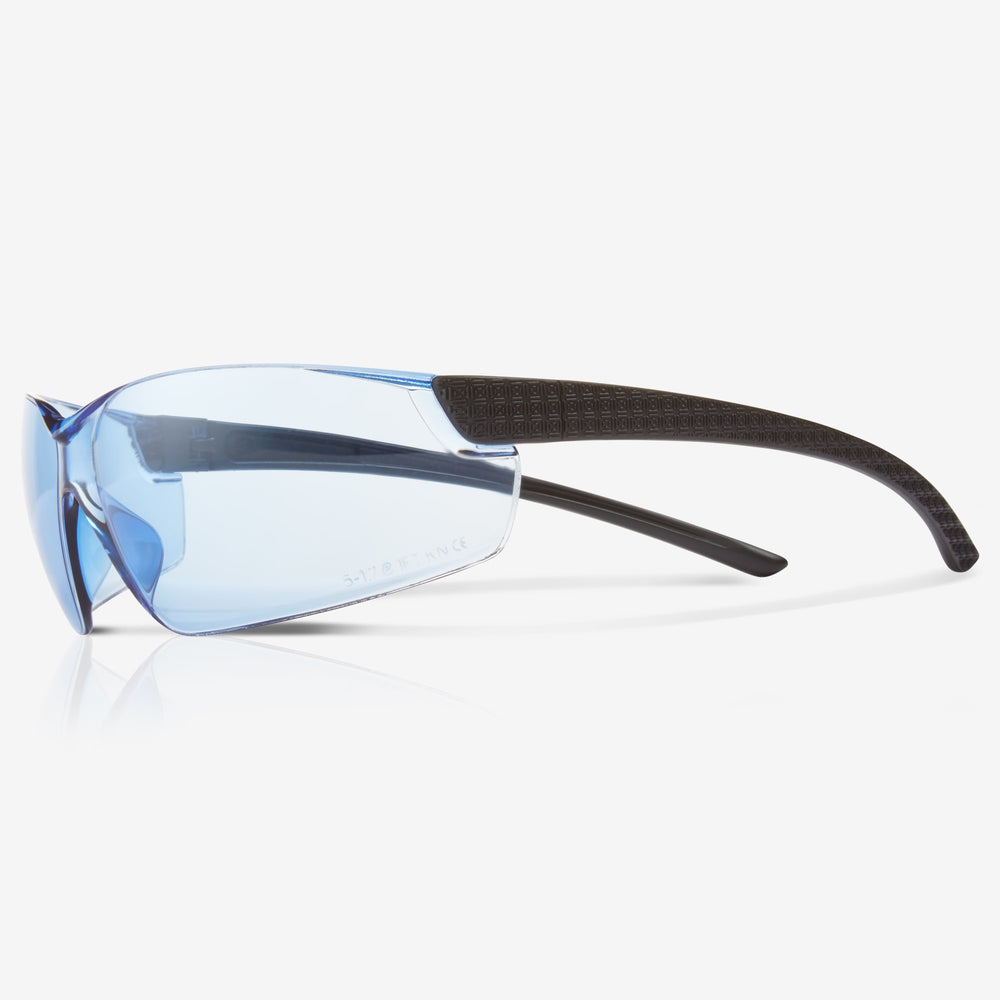 RILEY Retna Ultra Lightweight Wide Lens Safety Glasses with Blue Tint Lens - Mstore