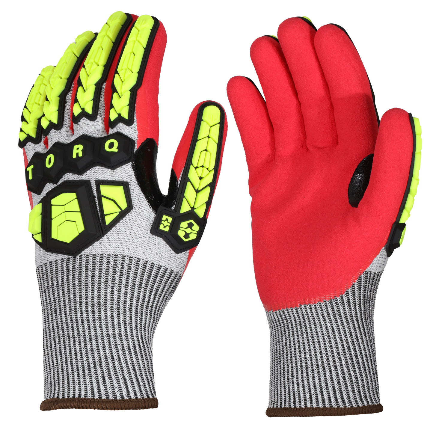 SKYTEC Torq Komet Hi-Vis Medium Cut Resistant Impact Gloves - Mstore