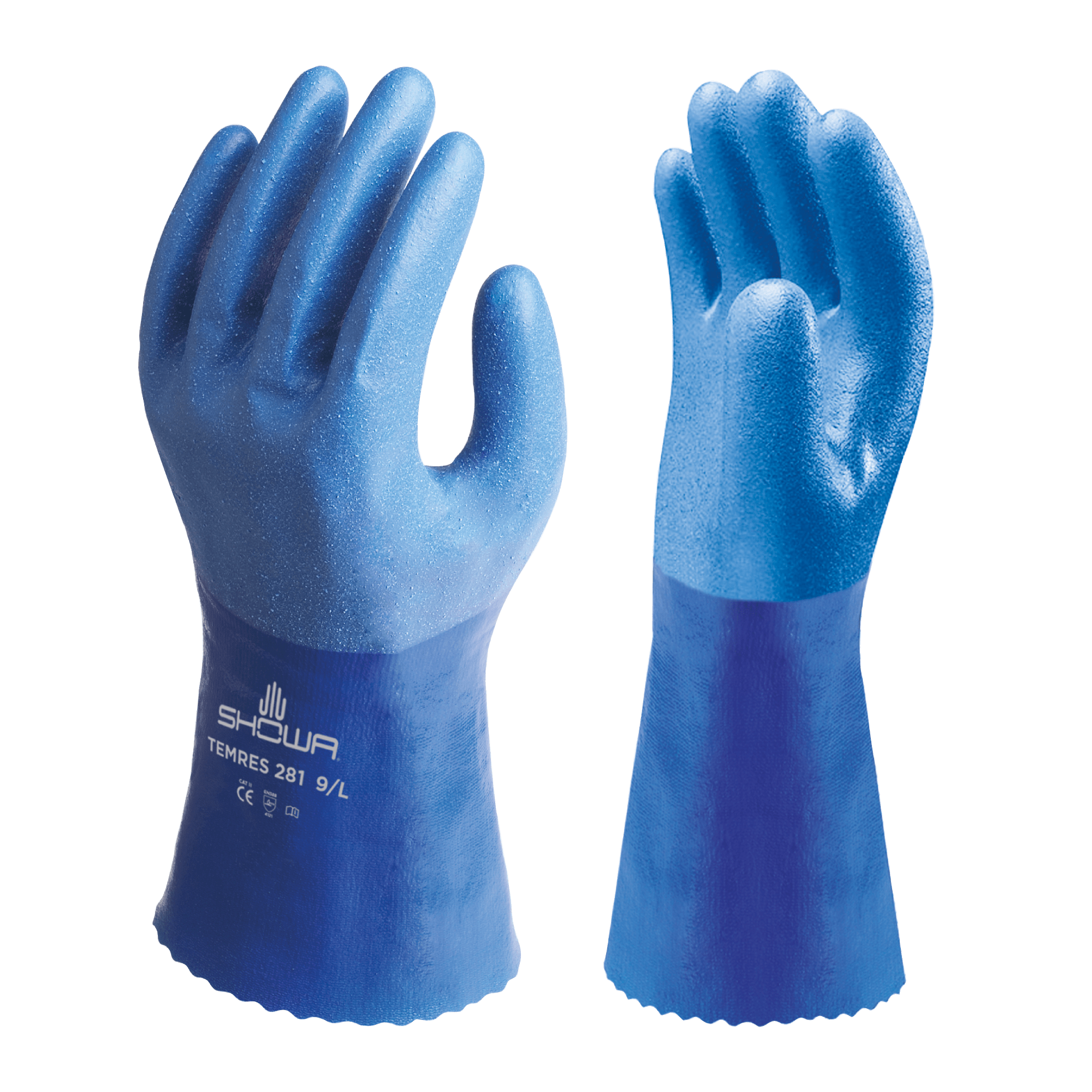 Showa TEMRES 281 Waterproof Nitrile Work Gloves