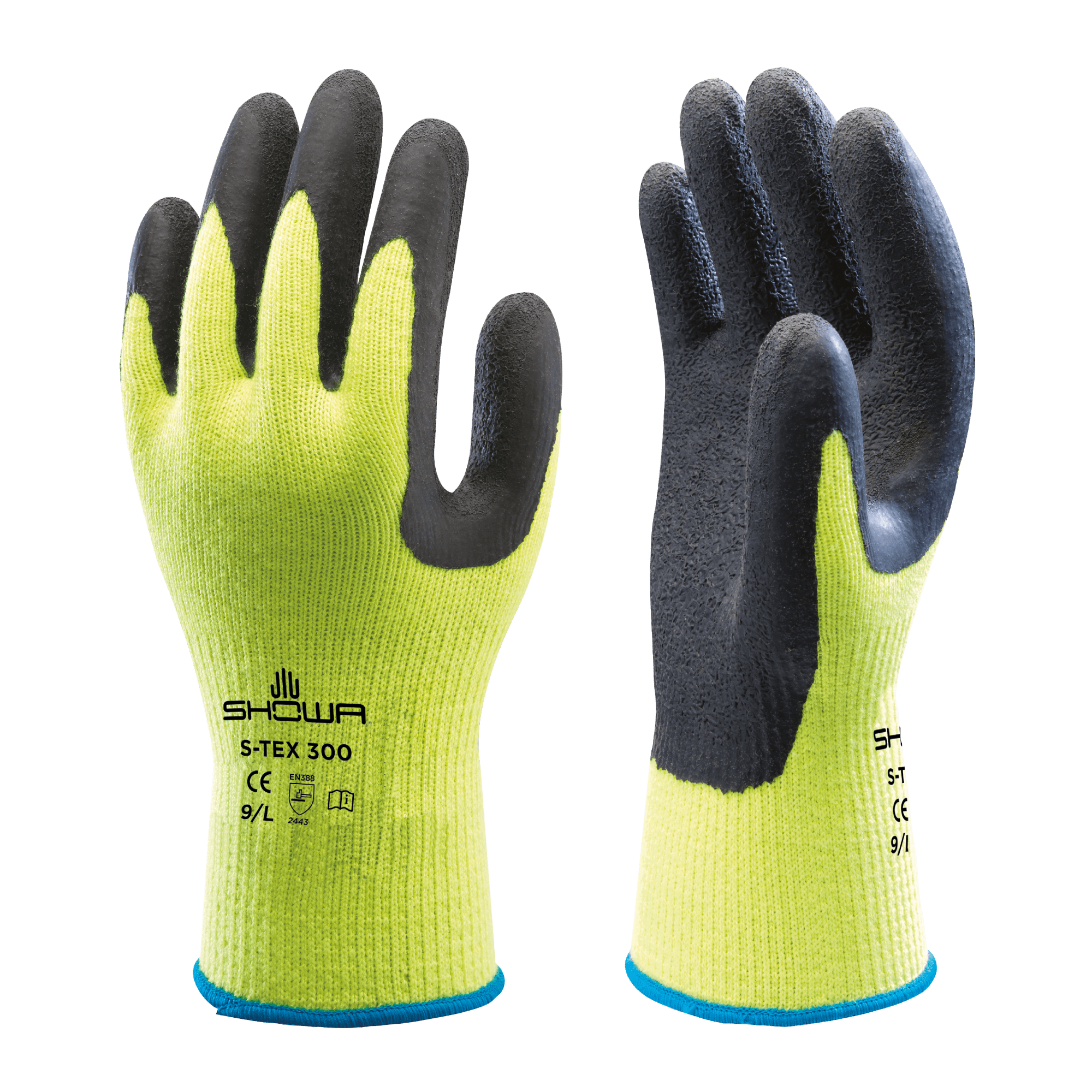 S TEX 300 Cut Resistant Hi Vis Safety Work Gloves