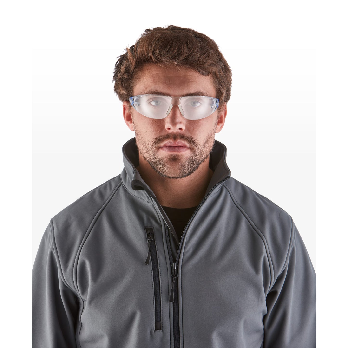 RILEY Stream Evo Eco Anti Fog  Wrap Around Safety Glasses with Clear Lens - Mstore