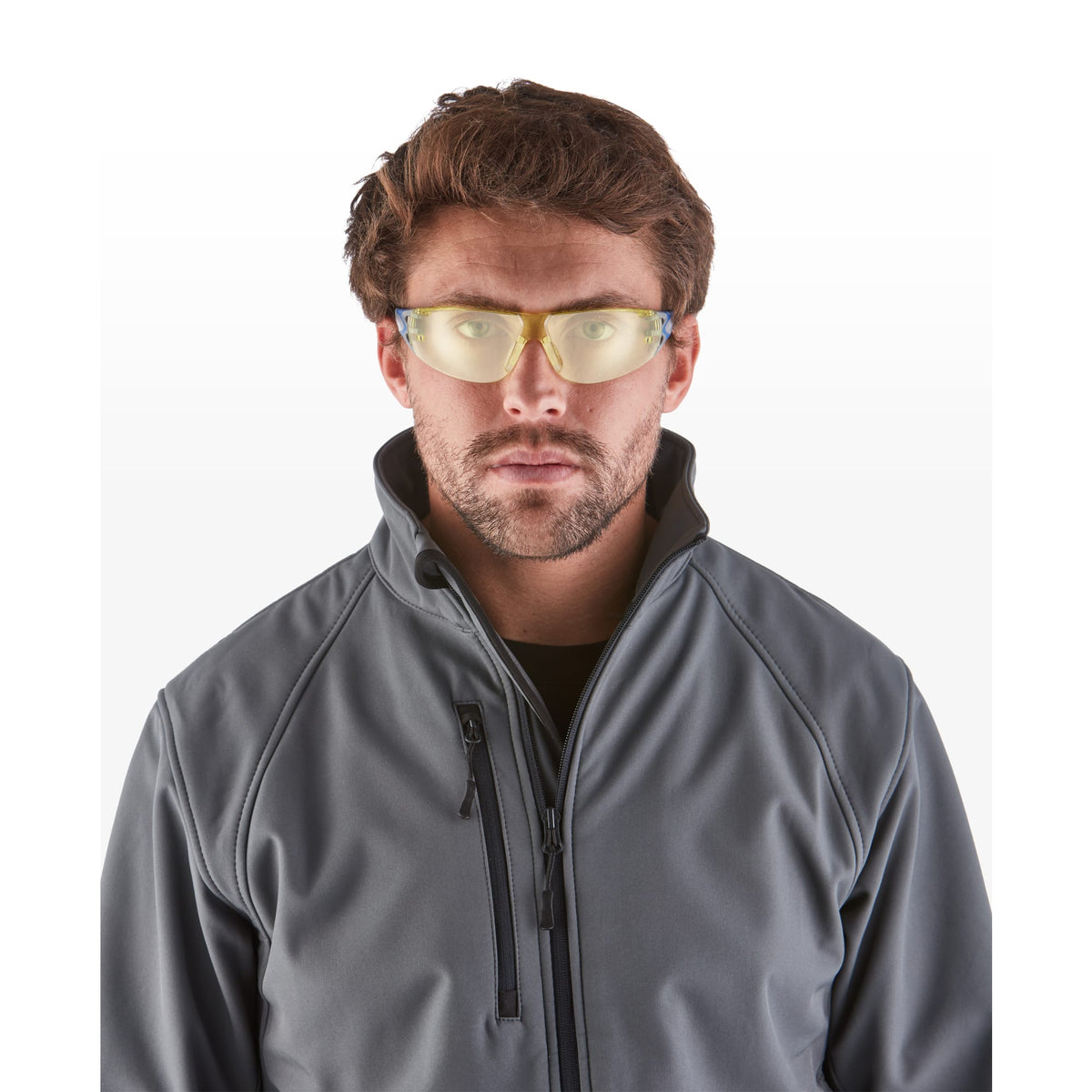 Eye Protection Riley RILEY Stream Evo Anti Fog Blue Light Blocking Safety Glasses with Yell
