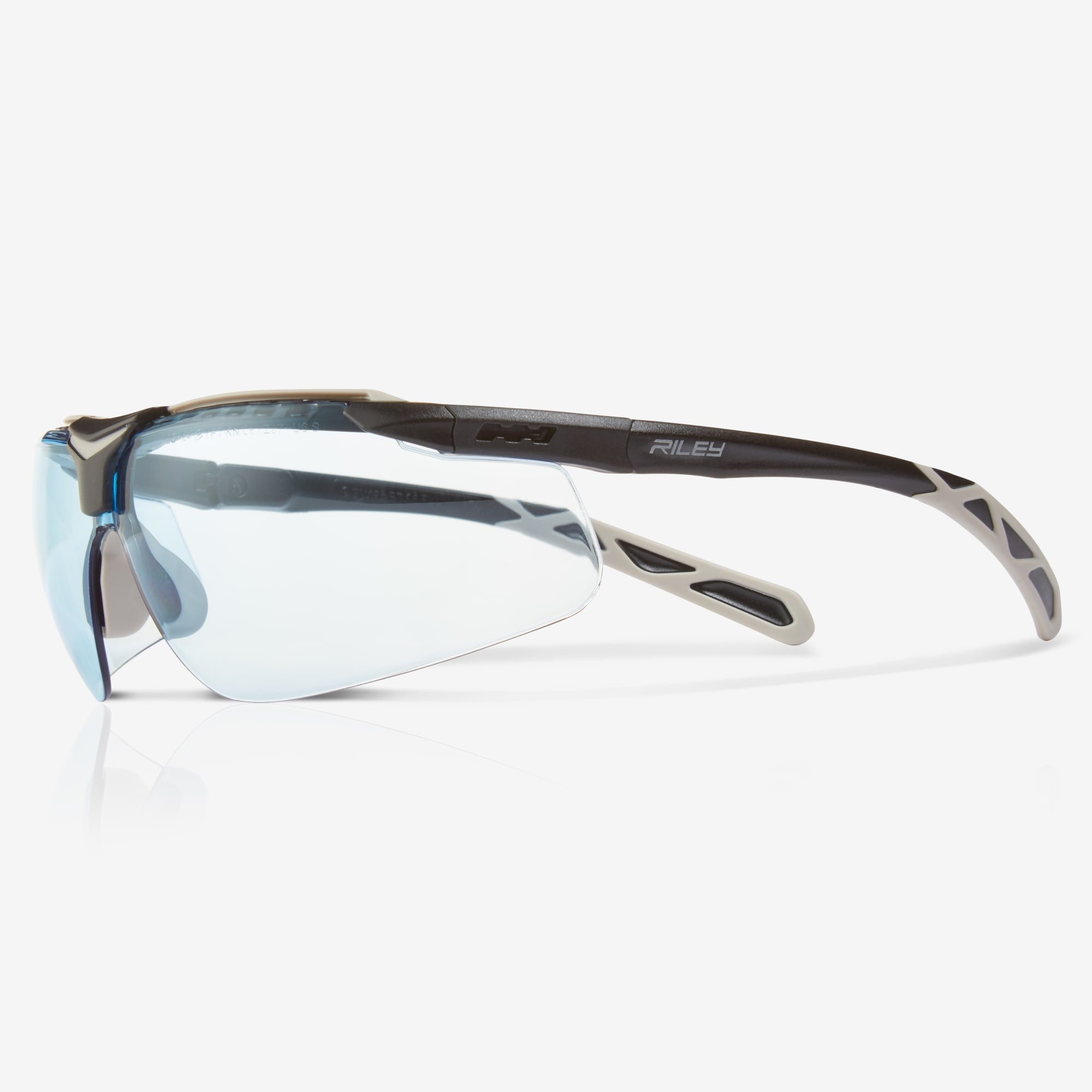 Flux Sleek Sporty Wrap Around Safety Glasses Tint Lens
