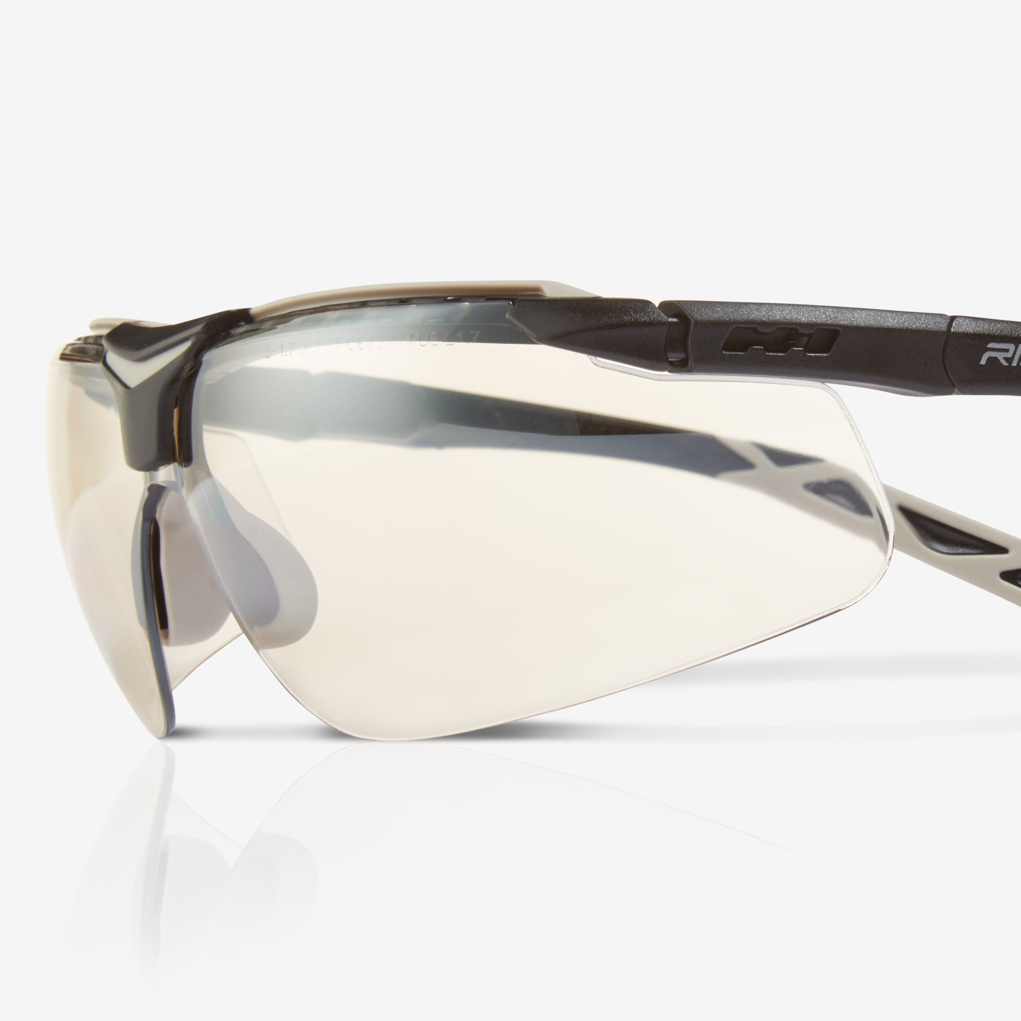 RILEY Flux Sleek Sporty Wrap Around Safety Glasses with Indoor/Outdoor