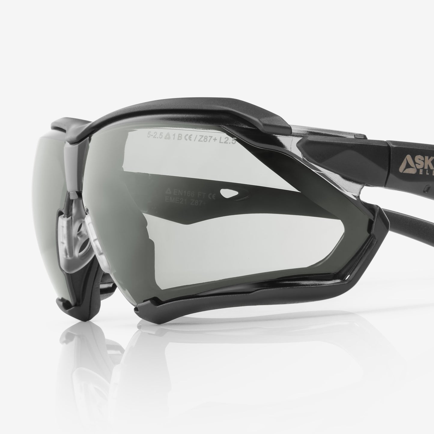 SKYTEC ELEMENTS EME21 Anti Scratch Anti Fog Sports Style Hybrid Spoggles Safety Glasses & Protective Goggles Combination with Grey Tint Lens - Mstore