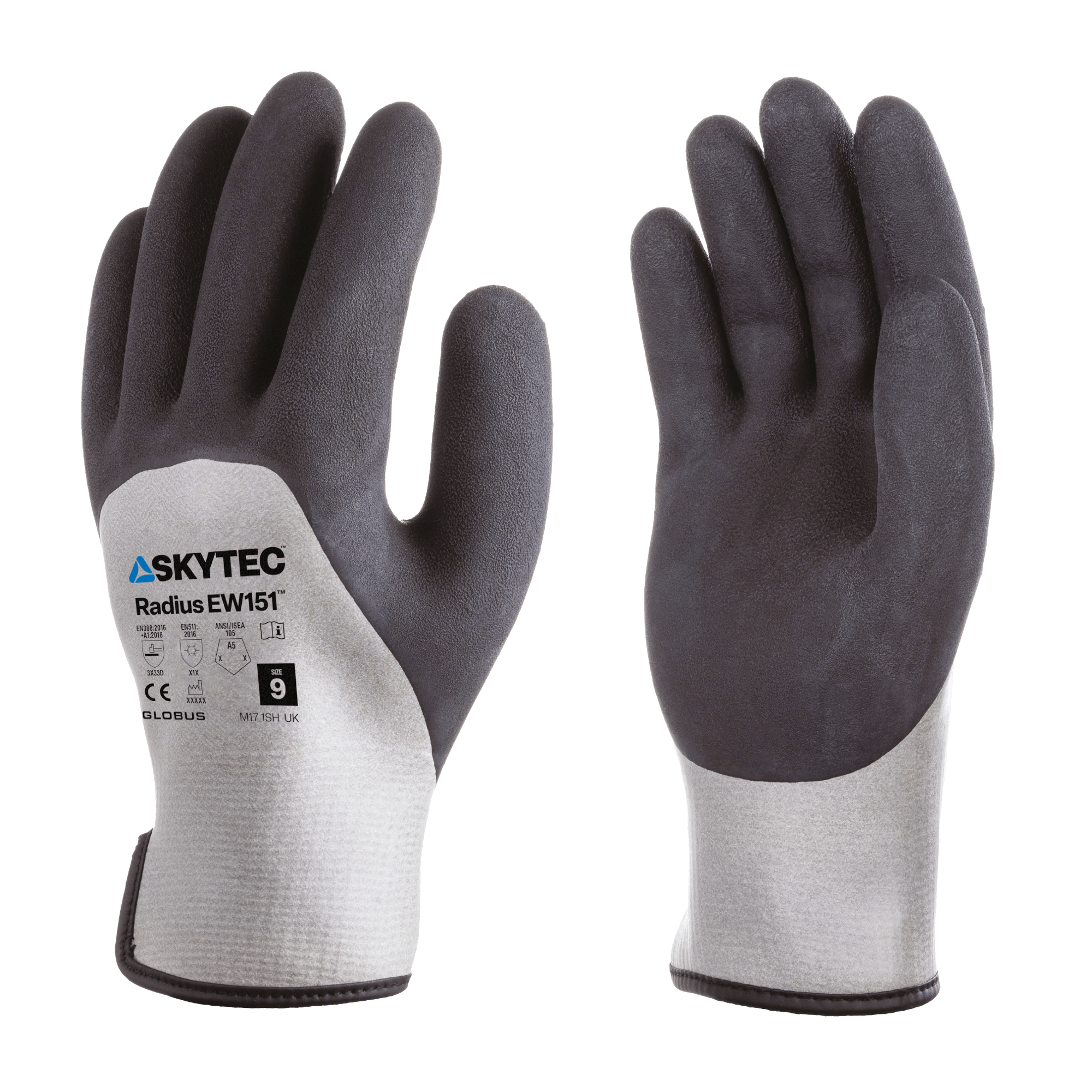 Radius EW151 Thermal Cut Resistant Water Repellent Coated Work Gloves