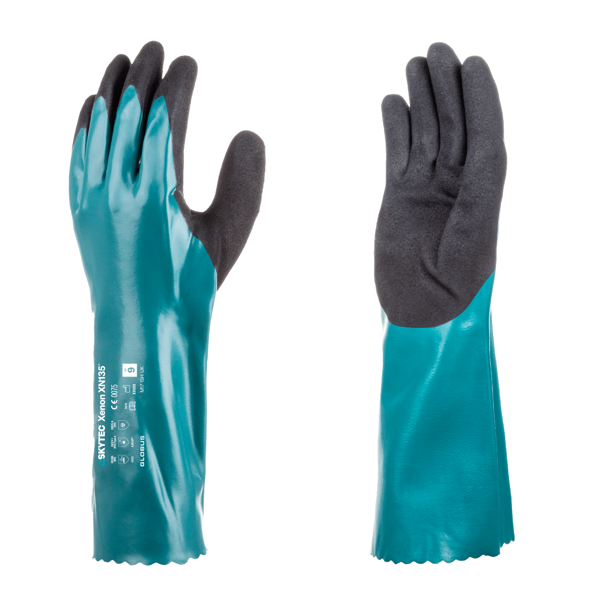 Xenon XN135 High Chemical Resistant Gauntlet Gloves