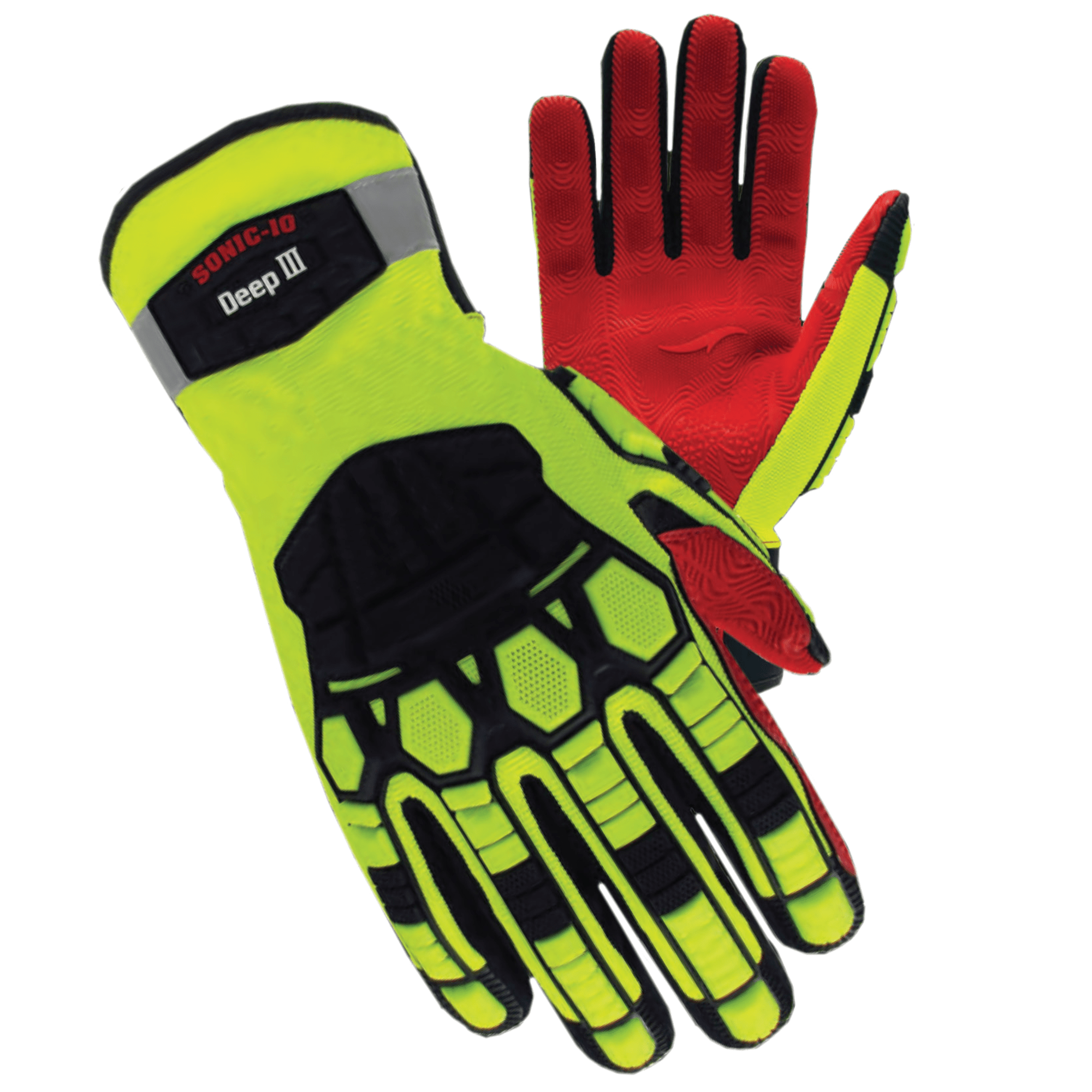 Deep III Sonic 10 Oil Resistant Safety Work Gloves