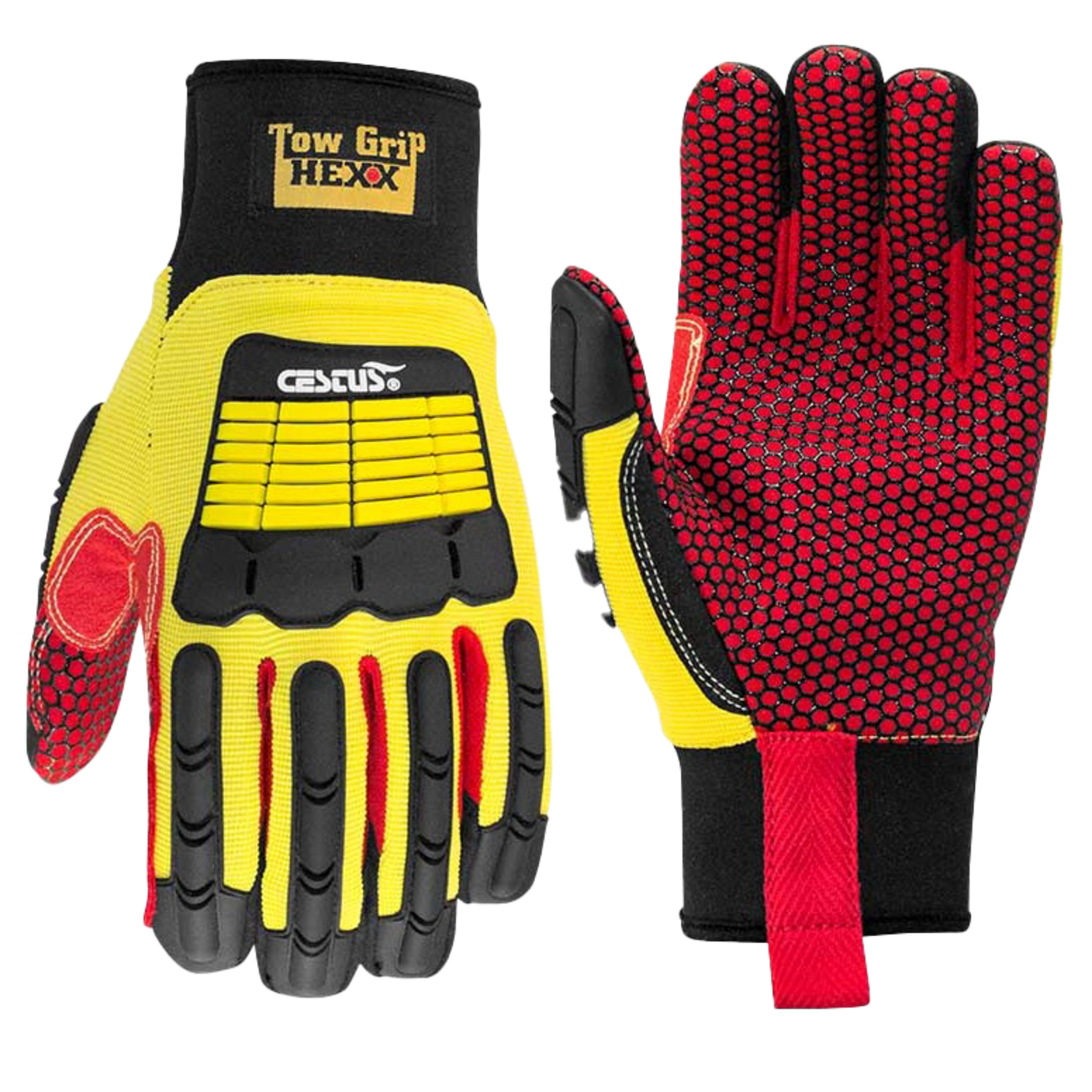 CESTUS Hexx 3104 Tow Grip Reinforced Grip Impact Gloves - Mstore