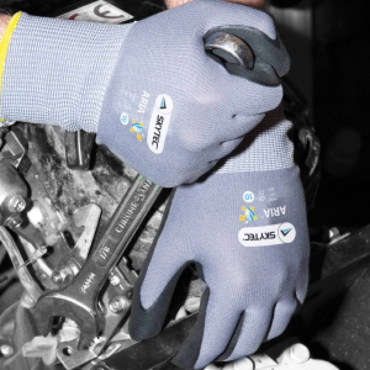 SKYTEC Aria Nitrile Coated Multi-Purpose Safety Work Gloves - Mstore