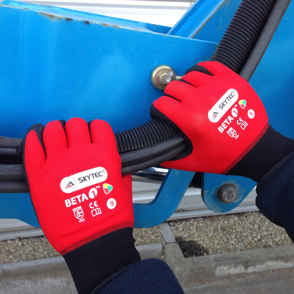 
                  
                    SKYTEC Beta 1 Flexible Lightweight Safety Work Gloves with Grip Palm - Mstore
                  
                