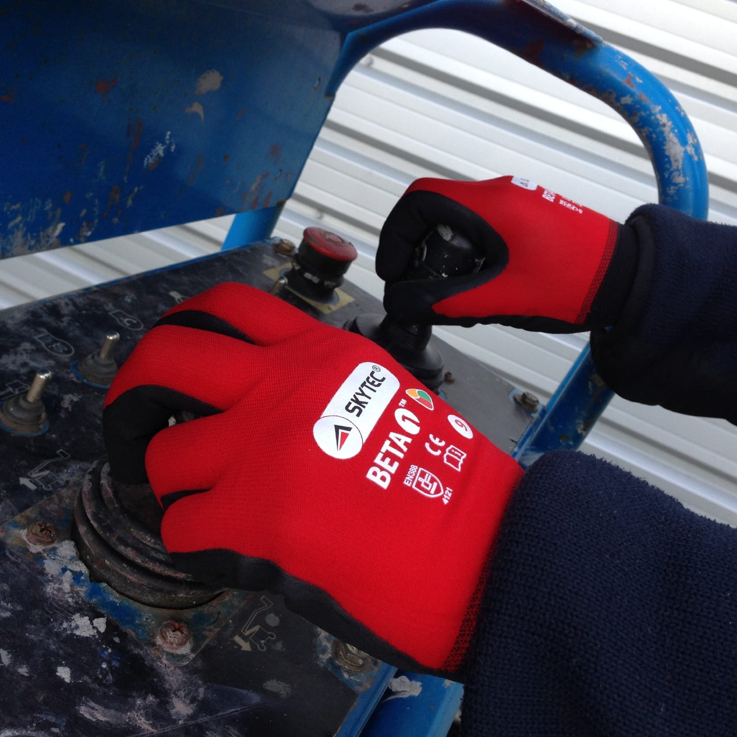 SKYTEC Beta 1 Flexible Lightweight Safety Work Gloves with Grip Palm - Mstore