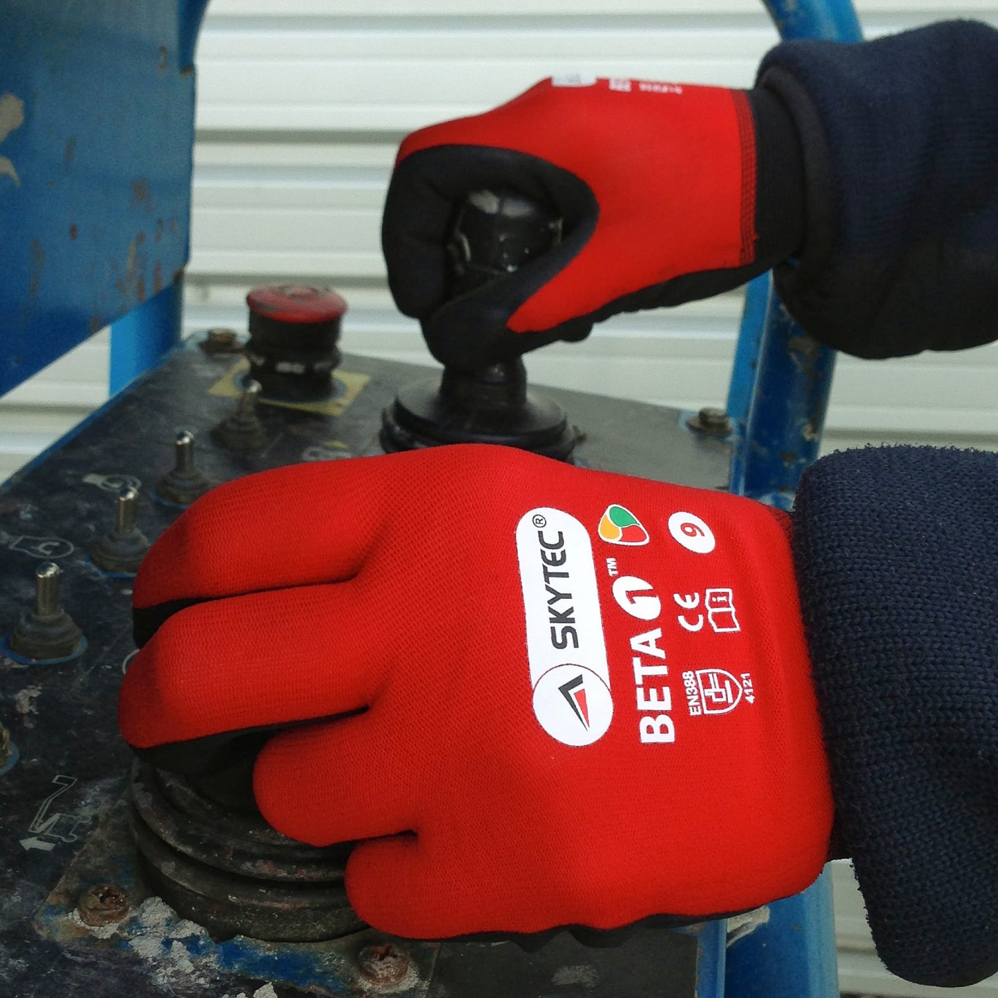 SKYTEC Beta 1 Flexible Lightweight Safety Work Gloves with Grip Palm - Mstore