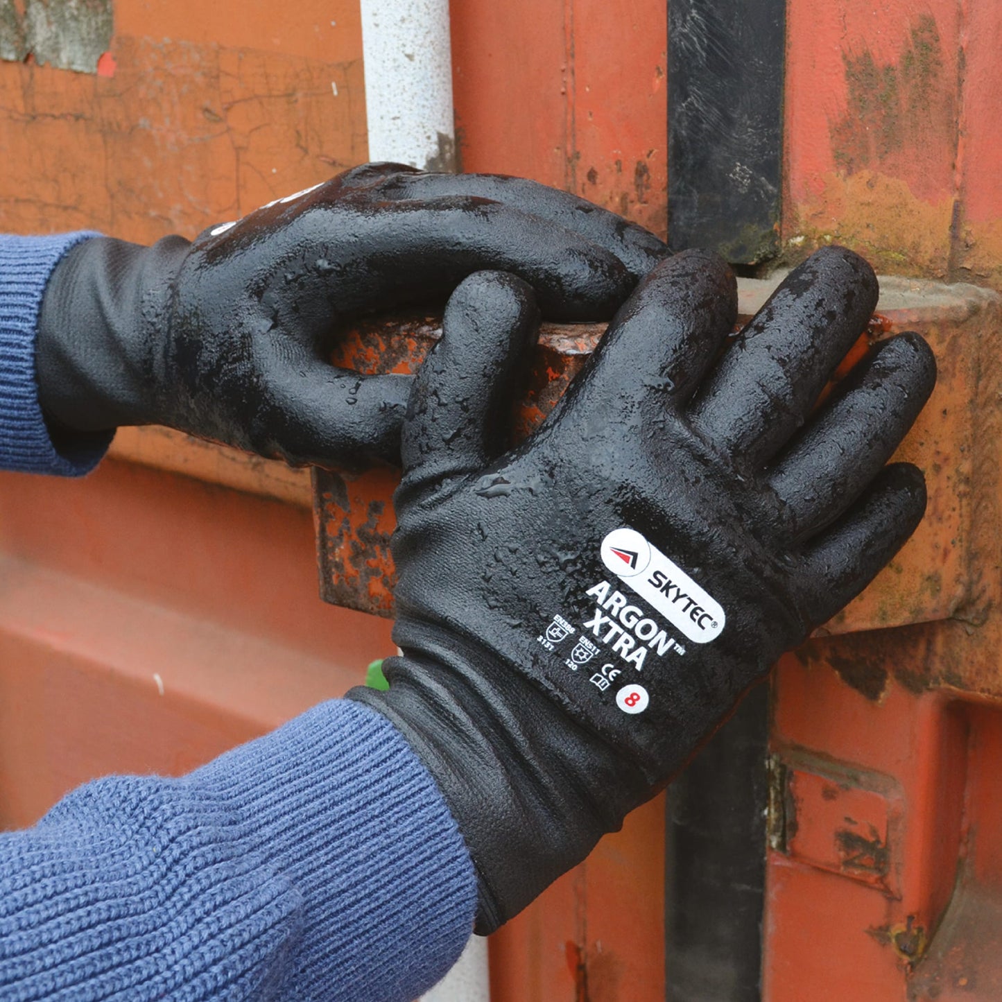 SKYTEC Argon Xtra Fleece Lined Thermal Water Repellent Work Gloves - Mstore