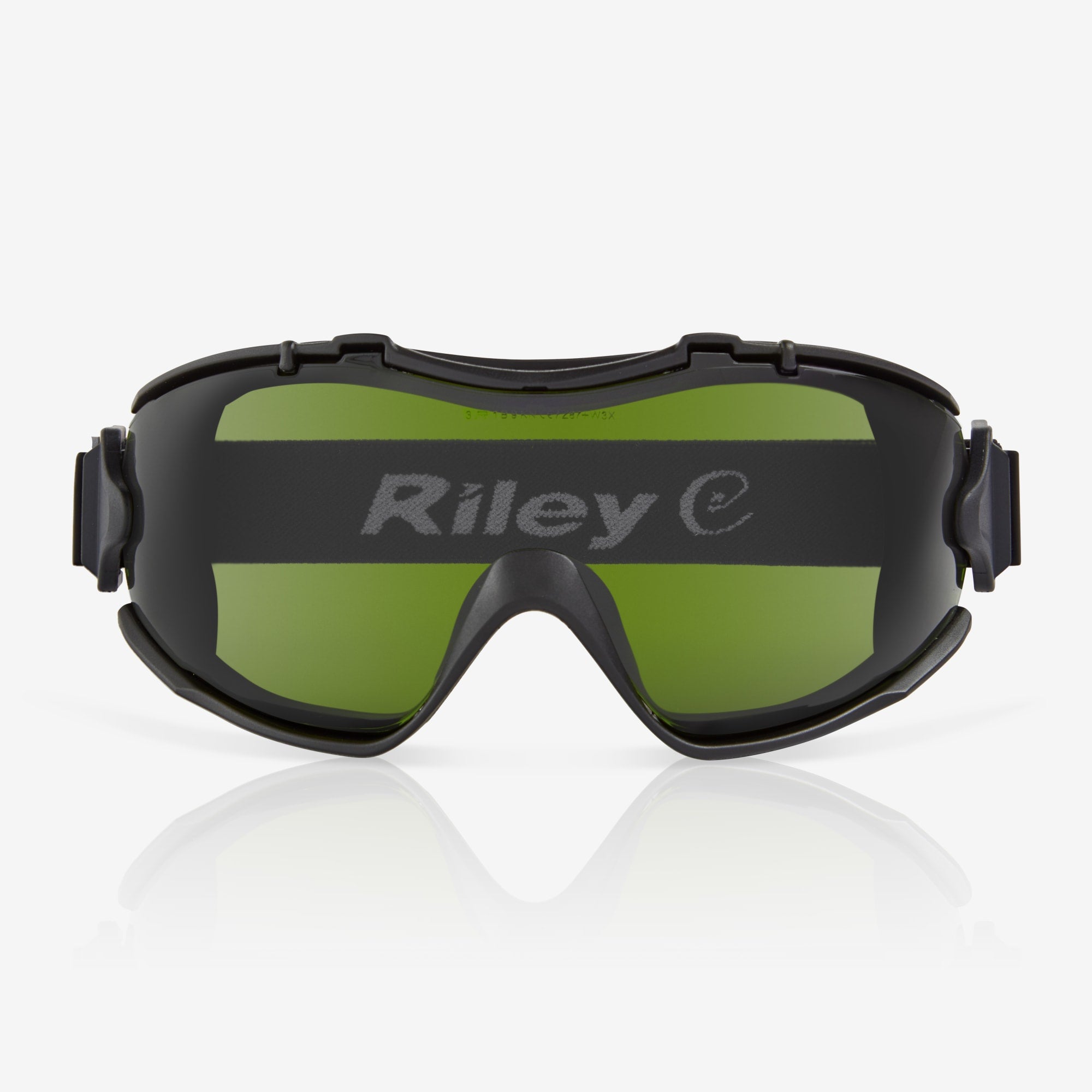 RILEY Velia Wide Vision Safety Welding Goggles with Green Impact Resis
