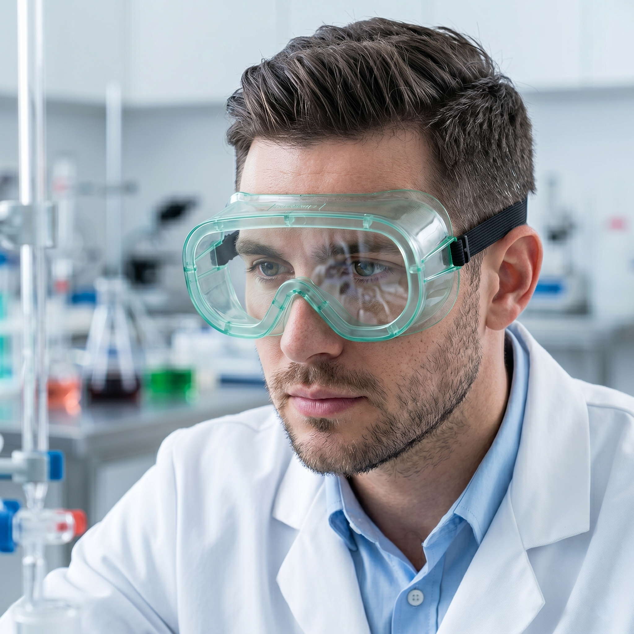 ENHA EG61 Clear Anti Fog Safety Goggles