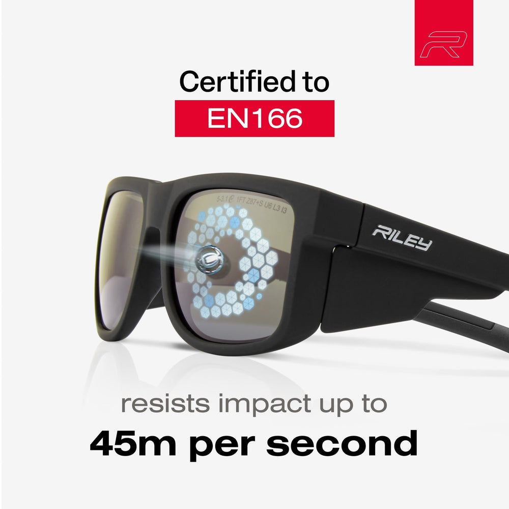 
                  
                    RILEY Navigator Anti - Scratch Safety Sunglasses with Grey Lens - Mstore
                  
                