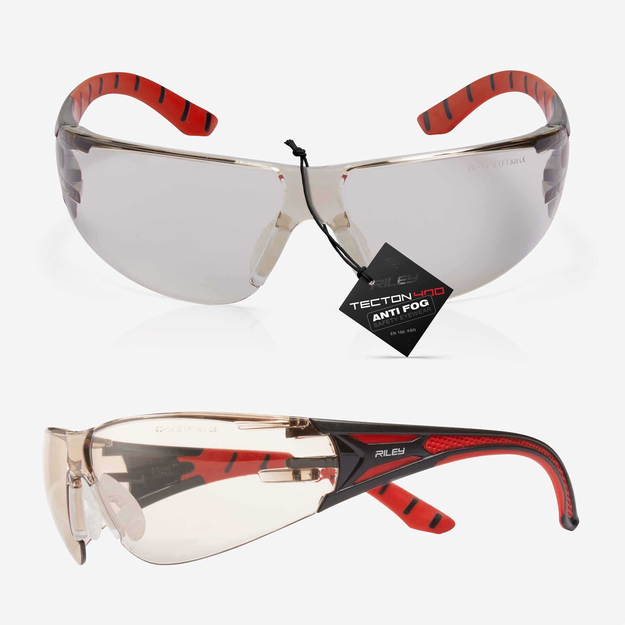 Stream Frameless Metal Free Safety Glasses LED Light Protective Lens