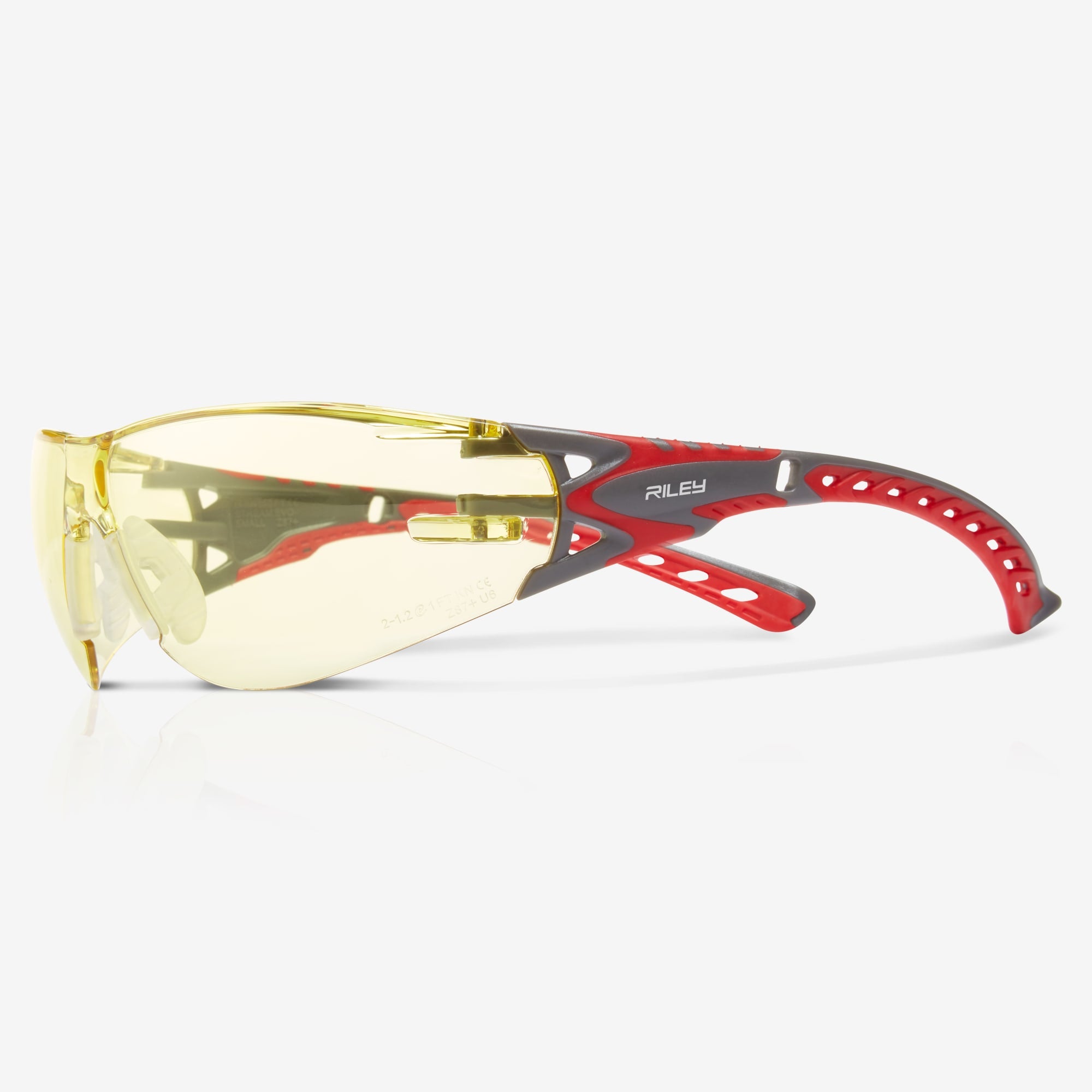 Stream Evo Small Anti Fog Light Blocking Safety Glasses Yellow Tint Lens