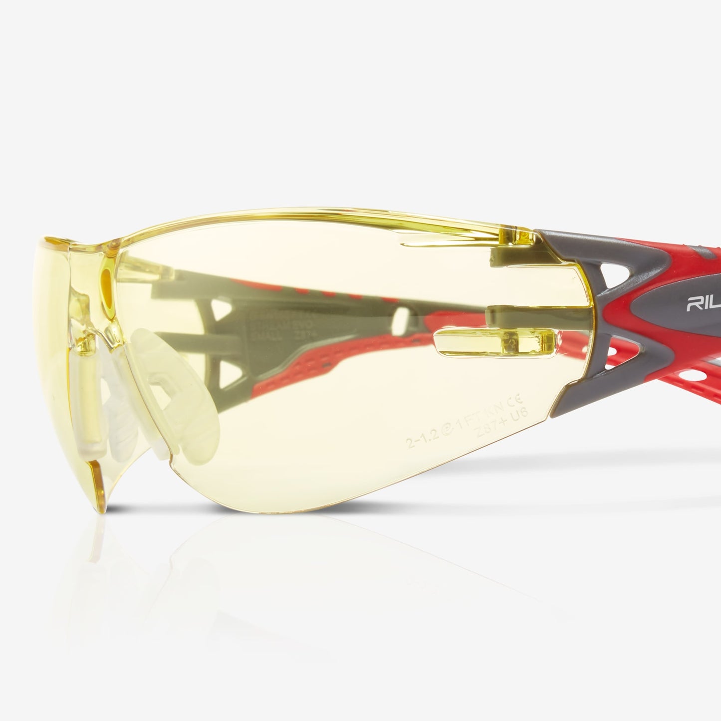 RILEY Stream Evo Small  Anti Fog  Blue Light Blocking  Safety Glasses with Yellow Tint Lens - Mstore