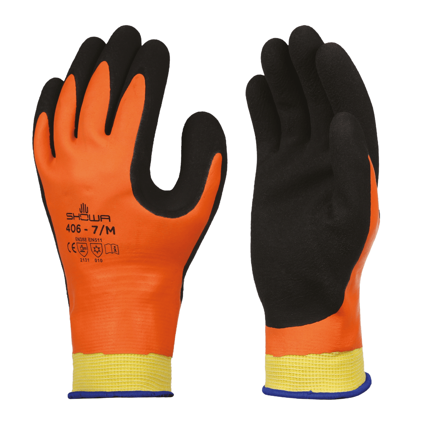 SHOWA 406 Water Repellent Thermal Lined Work Gloves with Textured Grip - Mstore