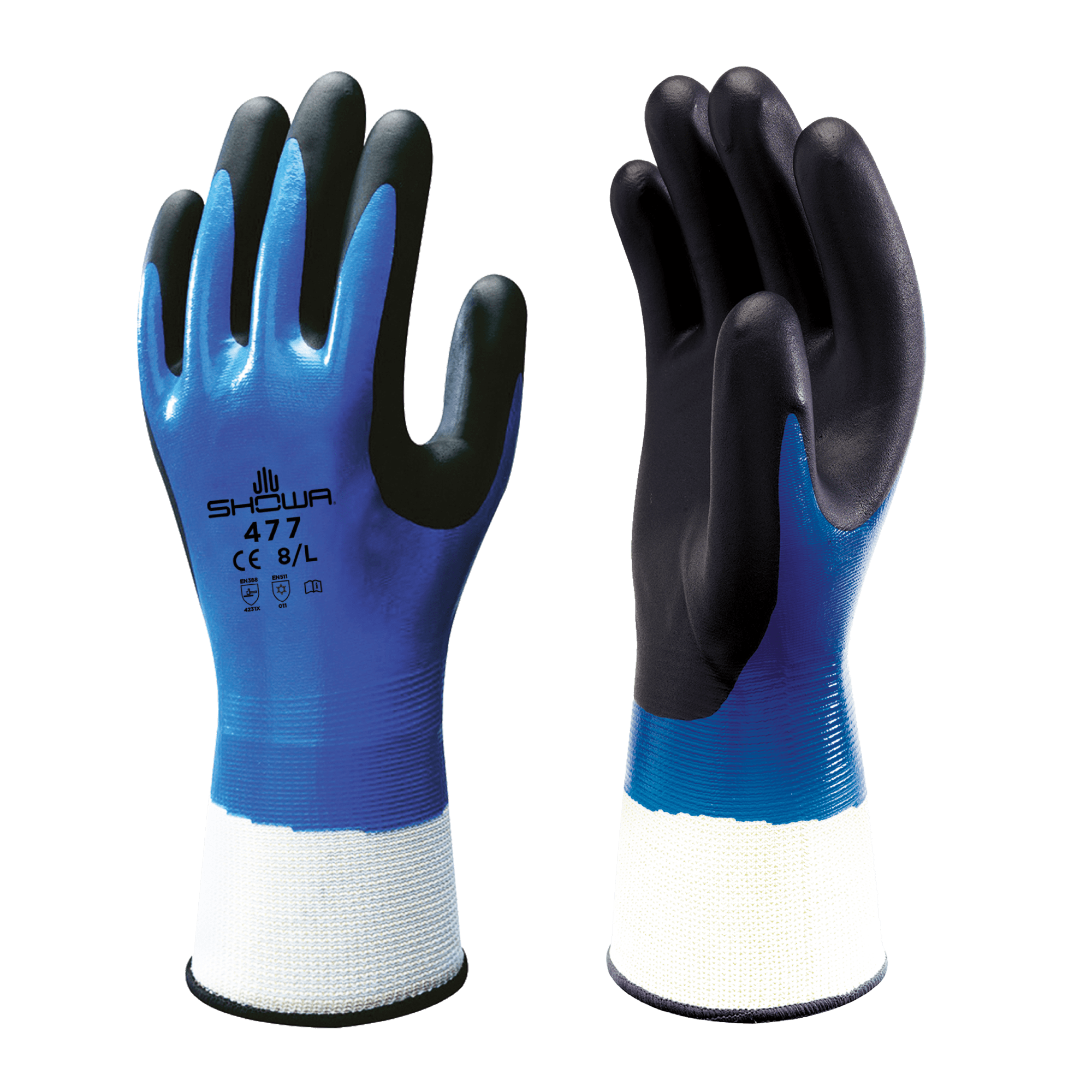 477 Insulated Fully Coated Cold Storage Grip Work Gloves