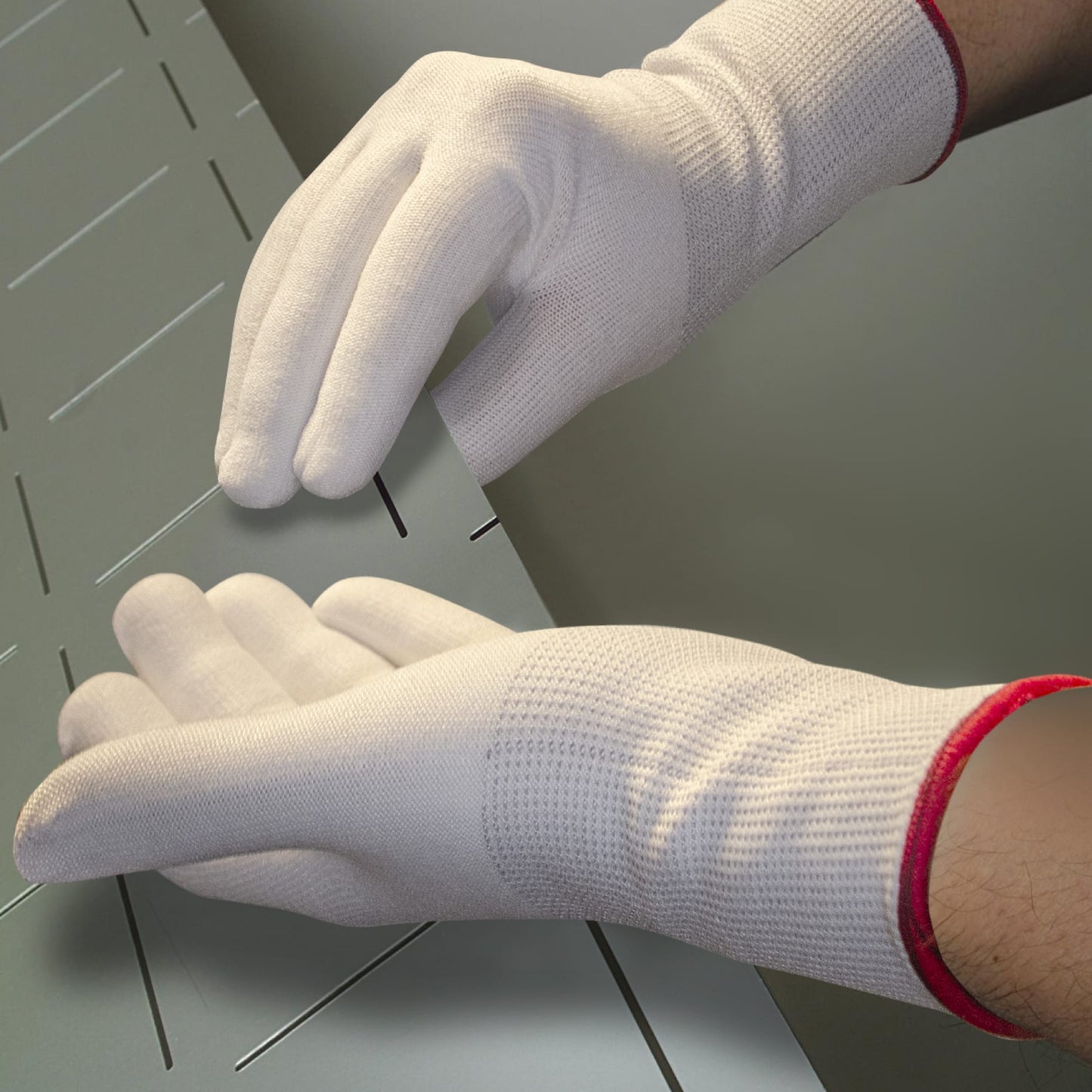 SHOWA 542X White Uncoated Cut Resistant Anti Contamination Gloves - Mstore