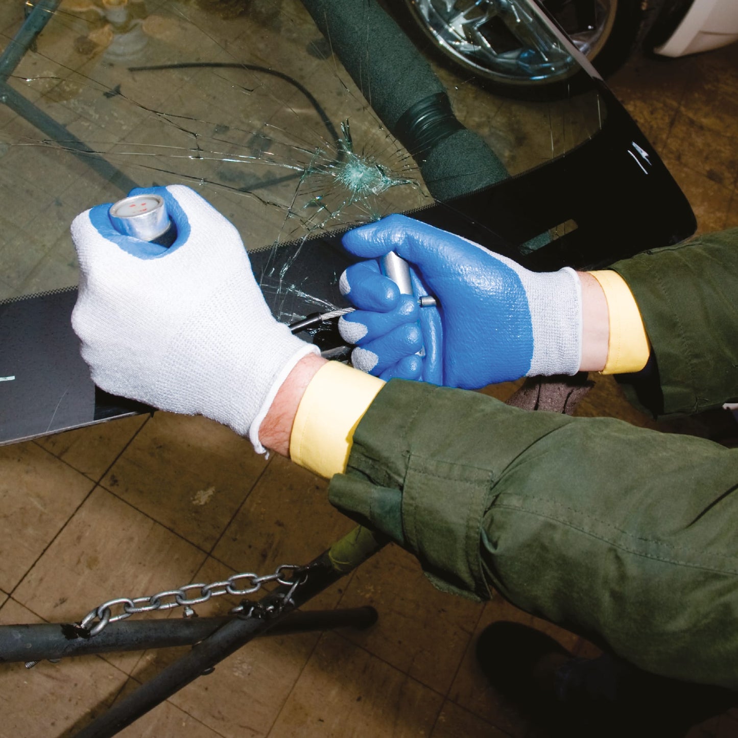 SHOWA 545 Lightweight Cut Resistant Grip Work Gloves - Mstore