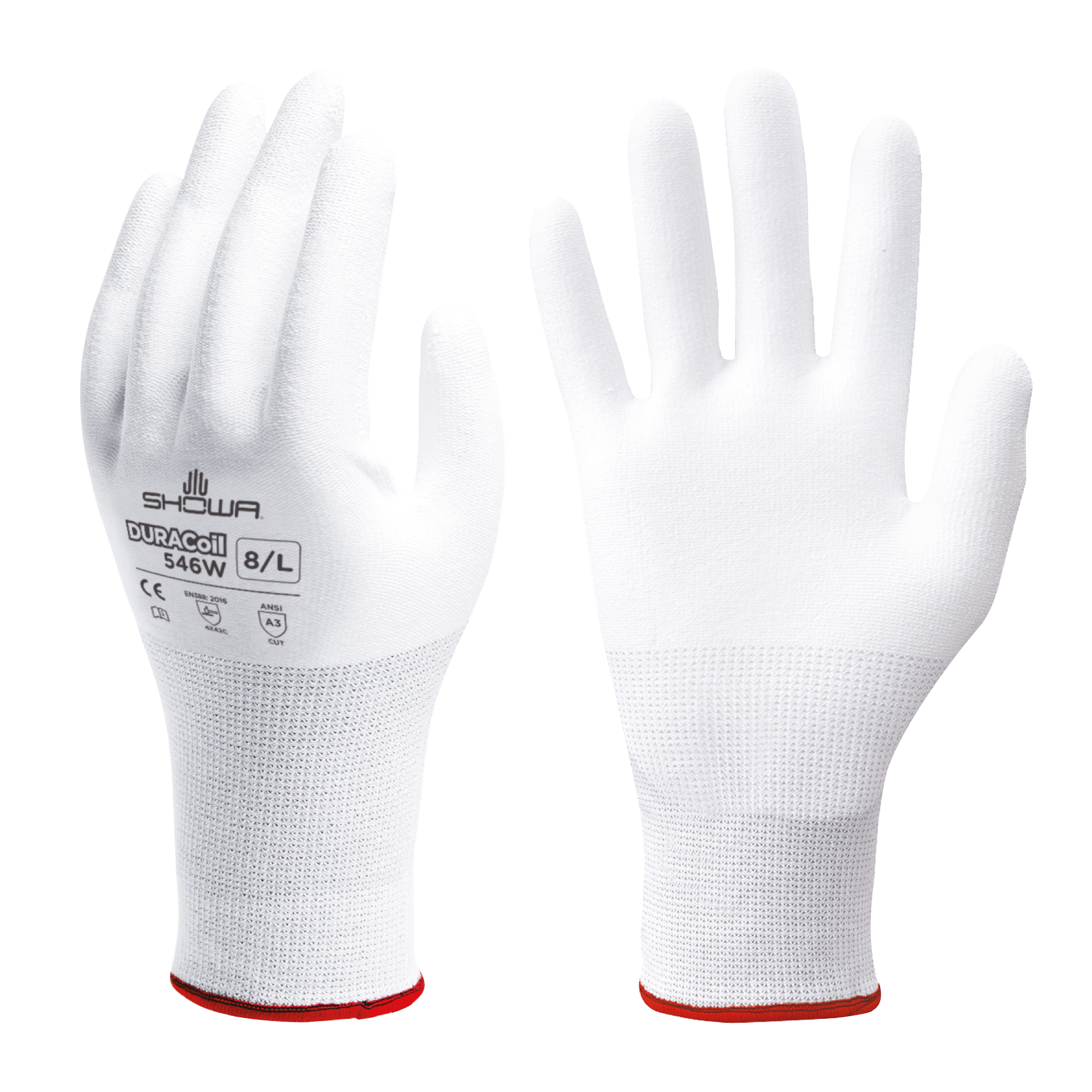 546W PU Coated Cut Resistant Anti Contamination Gloves