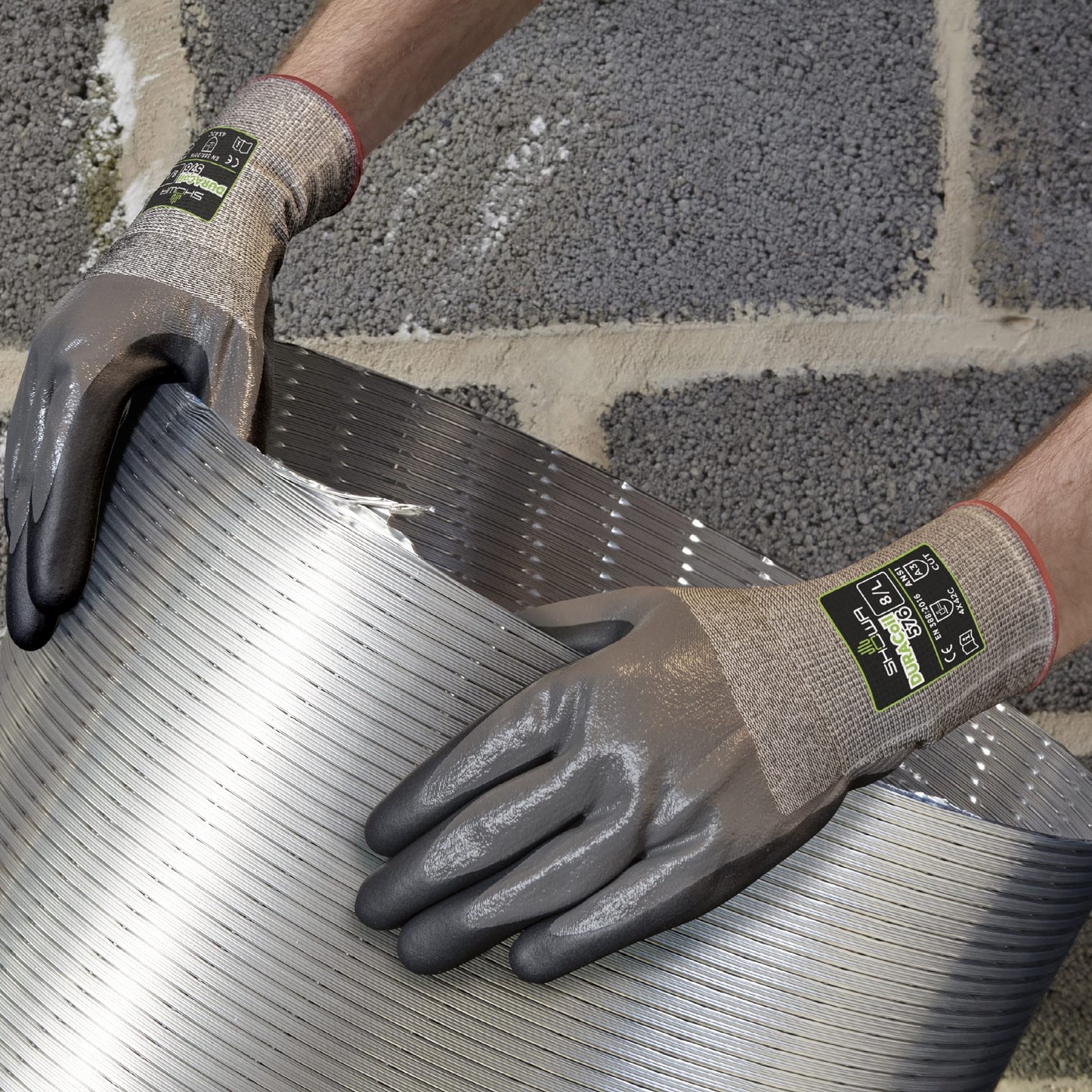 SHOWA 577 3/4 Coated Oil, Water & Cut Resistant Grip Safety Work Gloves - Mstore