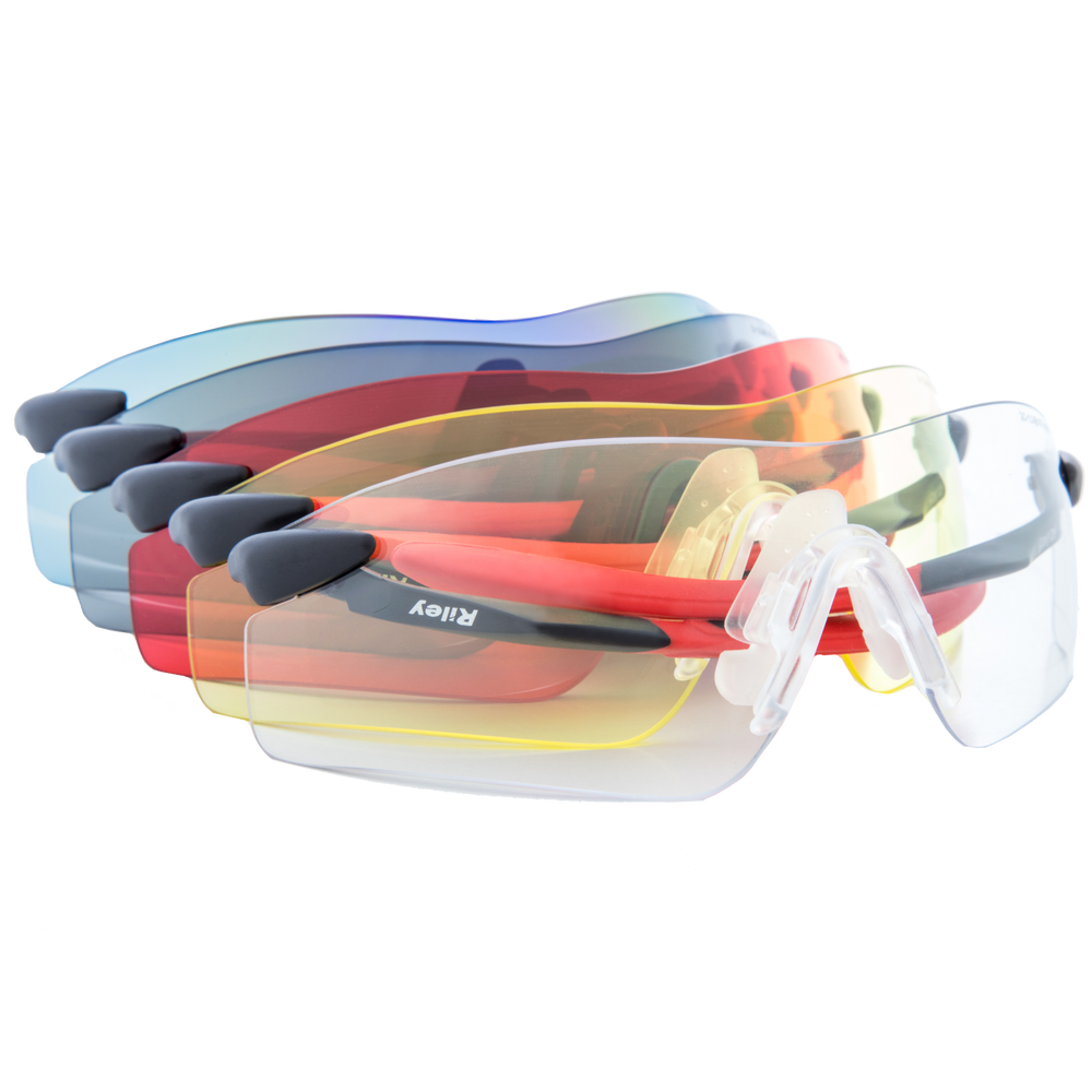 RILEY Edge Spotlight Safety Glasses Multi Lens Kit (5 PAIRS per PACK) - Mstore
