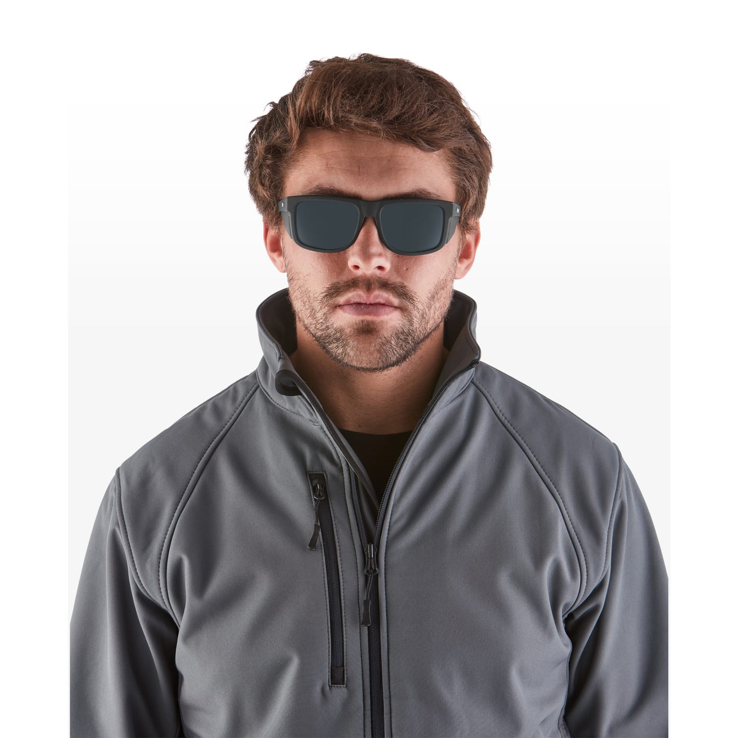 RILEY Navigator Anti-Scratch Safety Sunglasses with Grey Lens - Mstore
