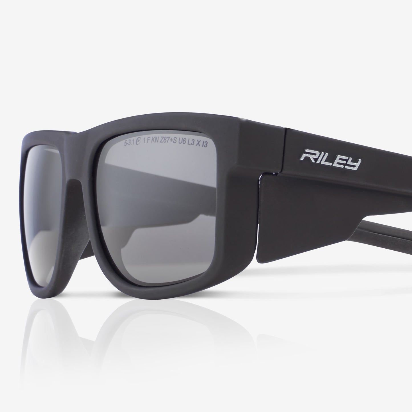 RILEY Navigator Anti-Scratch Safety Sunglasses with Grey Lens - Mstore