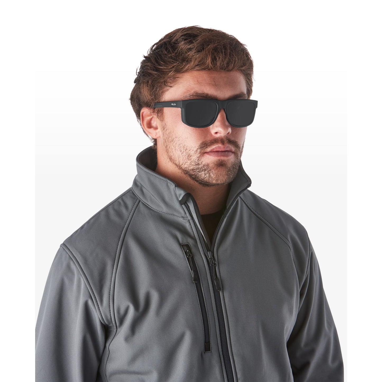 RILEY Navigator Anti-Scratch  Sunglasses with Grey Lens - Mstore