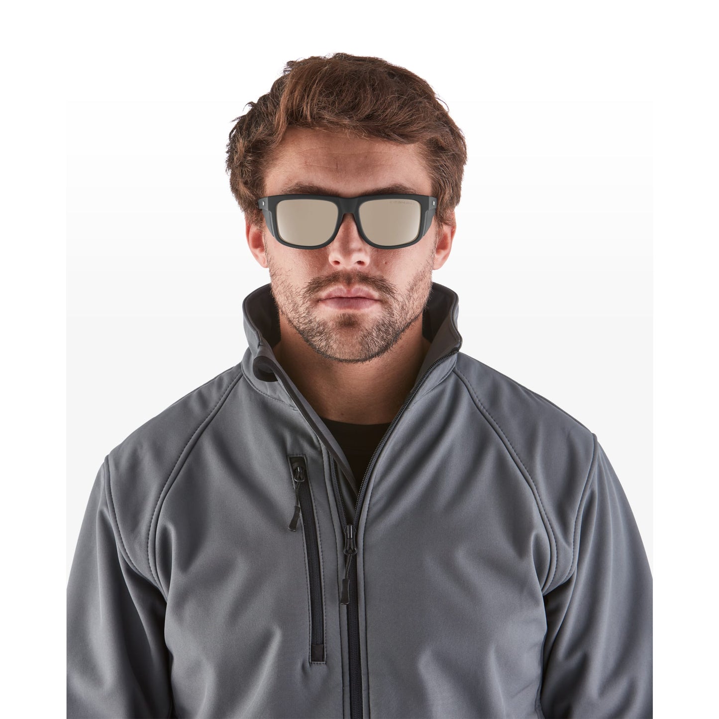RILEY Navigator Anti-Scratch Safety Sunglasses with Antique Mirror Revo Lens - Mstore