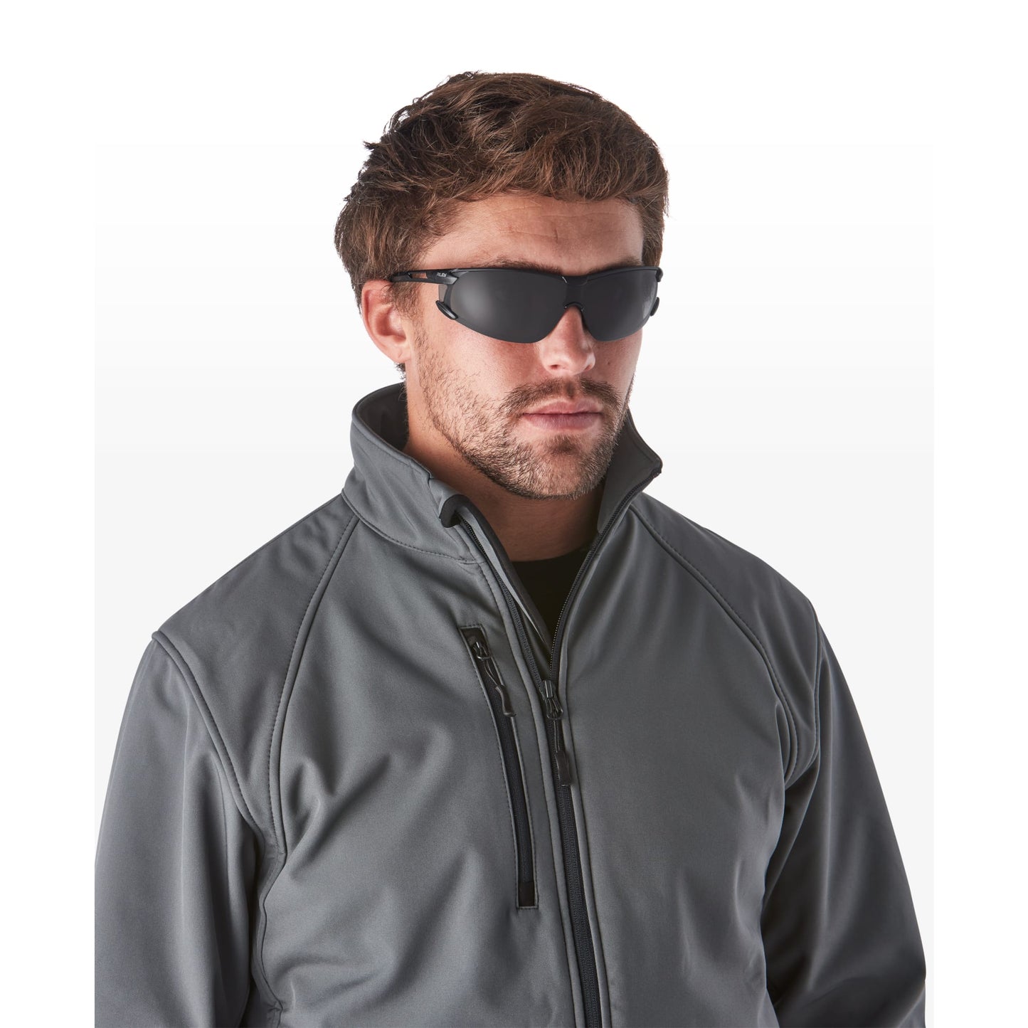 RILEY Tocari Anti Scratch Anti Fog Sports Style Safety Glasses with Grey Tint Lens - Mstore