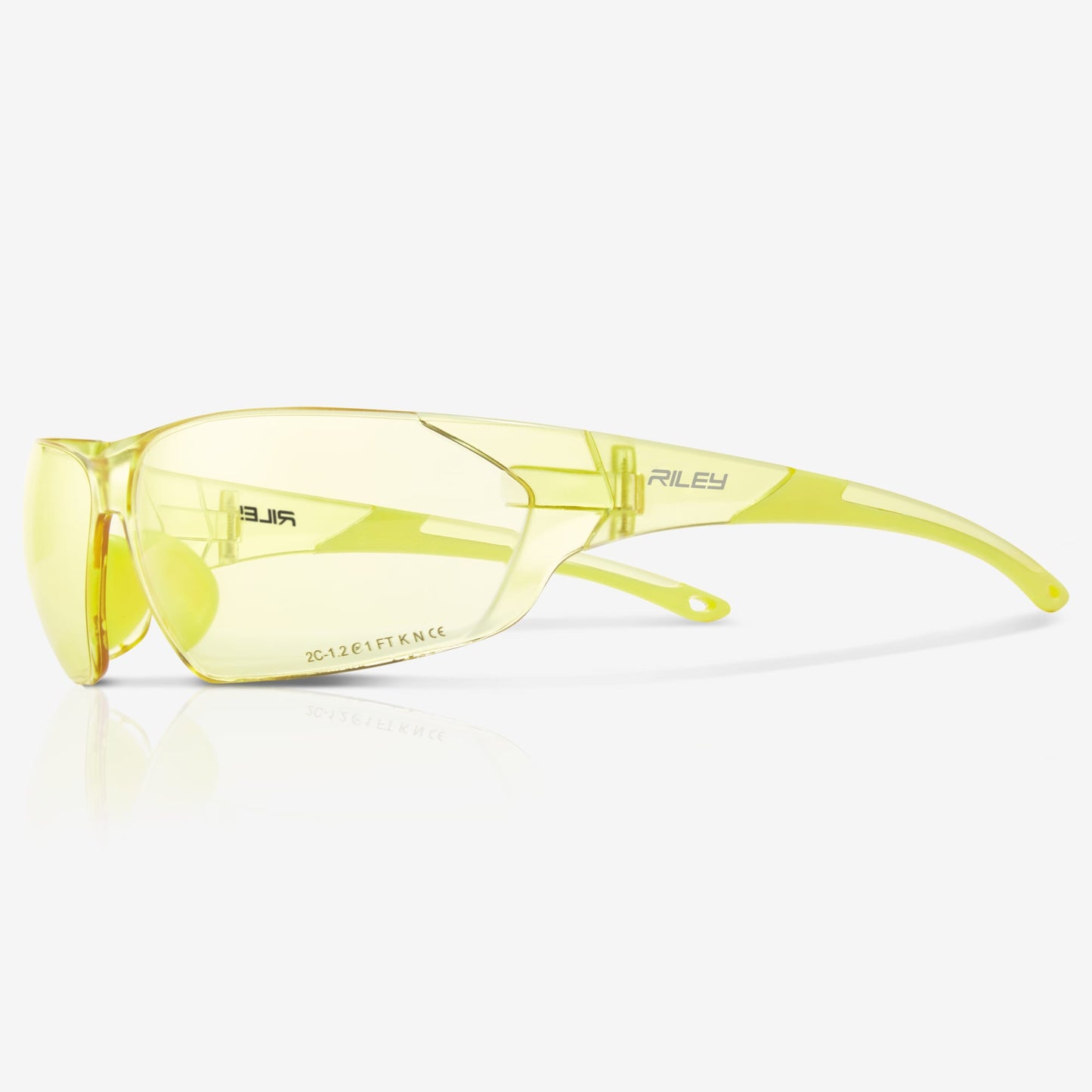 RILEY Sesto Wrap Safety Glasses with Yellow Tint - Mstore