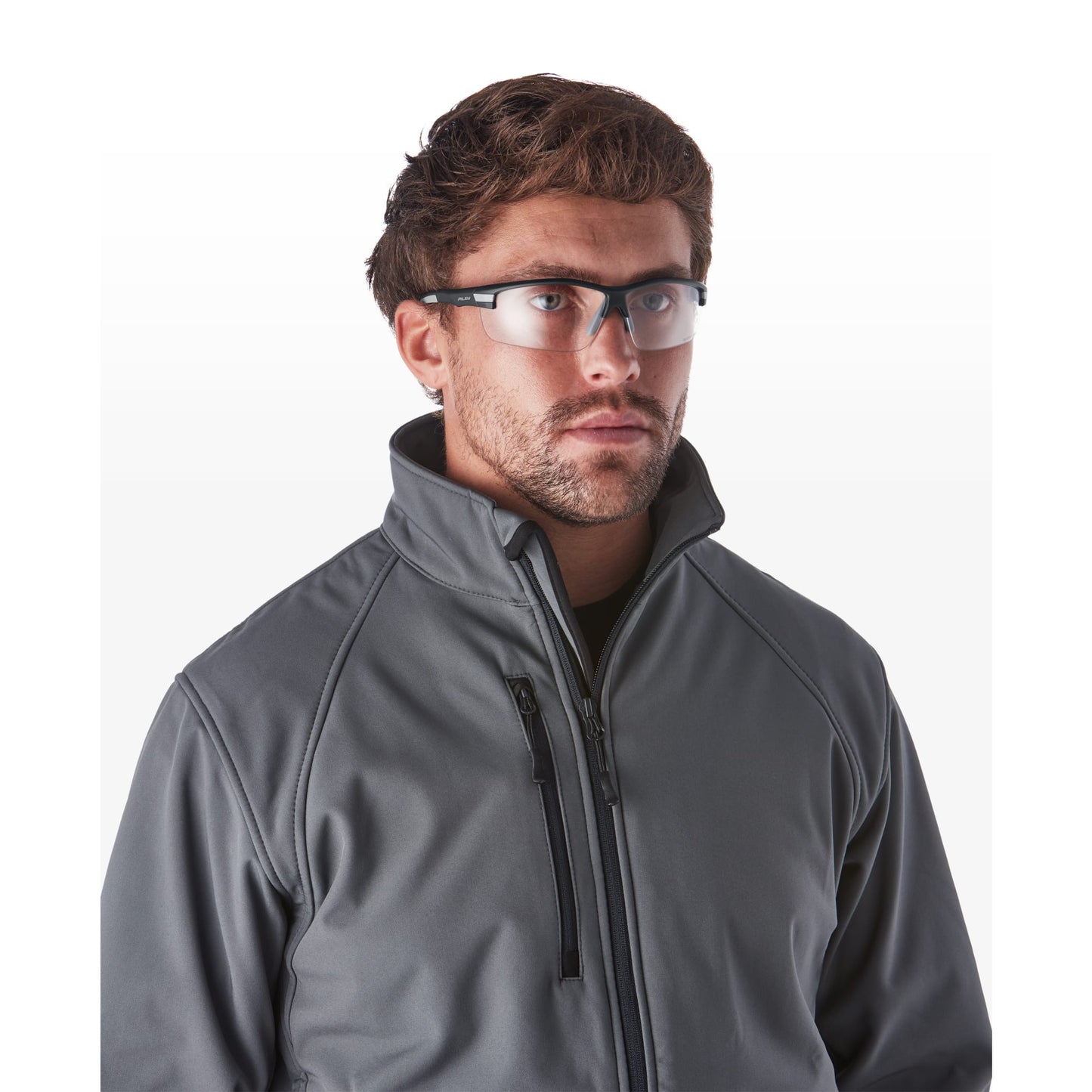 RILEY Sisini Sports Style Anti-Scratch Safety Glasses with Clear Lens - Mstore