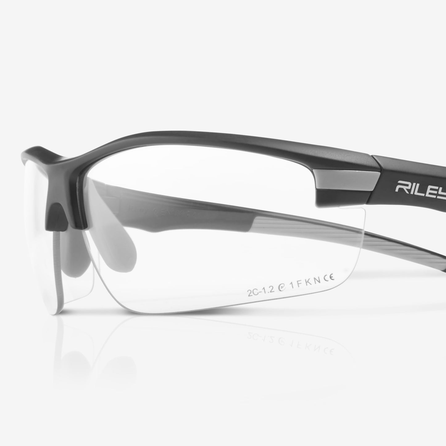 RILEY Sisini Sports Style Anti-Scratch Safety Glasses with Clear Lens - Mstore