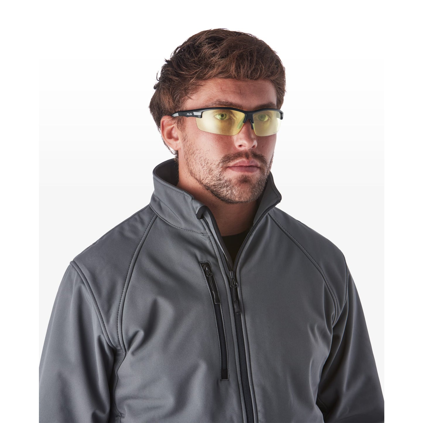 RILEY Sisini Sports Style Anti-Scratch Safety Glasses with Yellow Tint Lens - Mstore