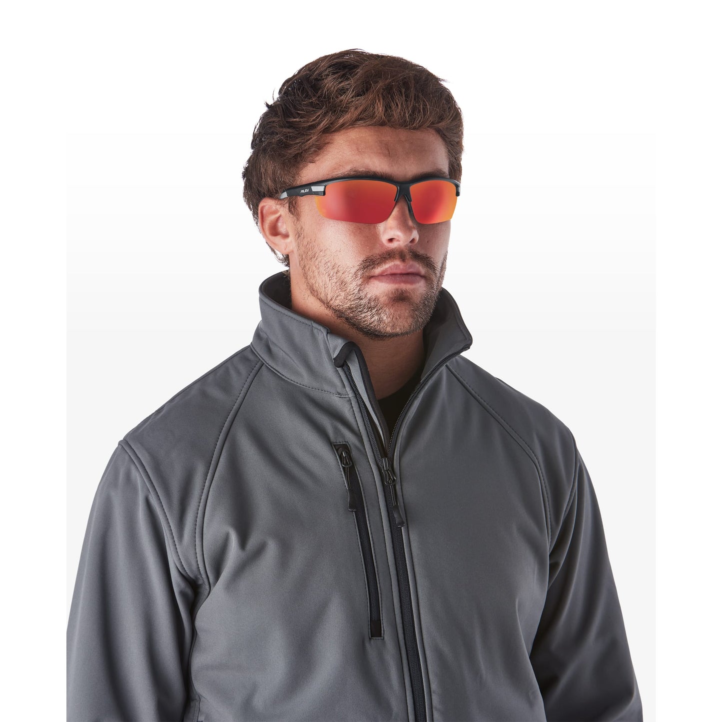 RILEY Sisini Sports Style Anti-Scratch Safety Glasses with Antique Mirror Revo Lens - Mstore