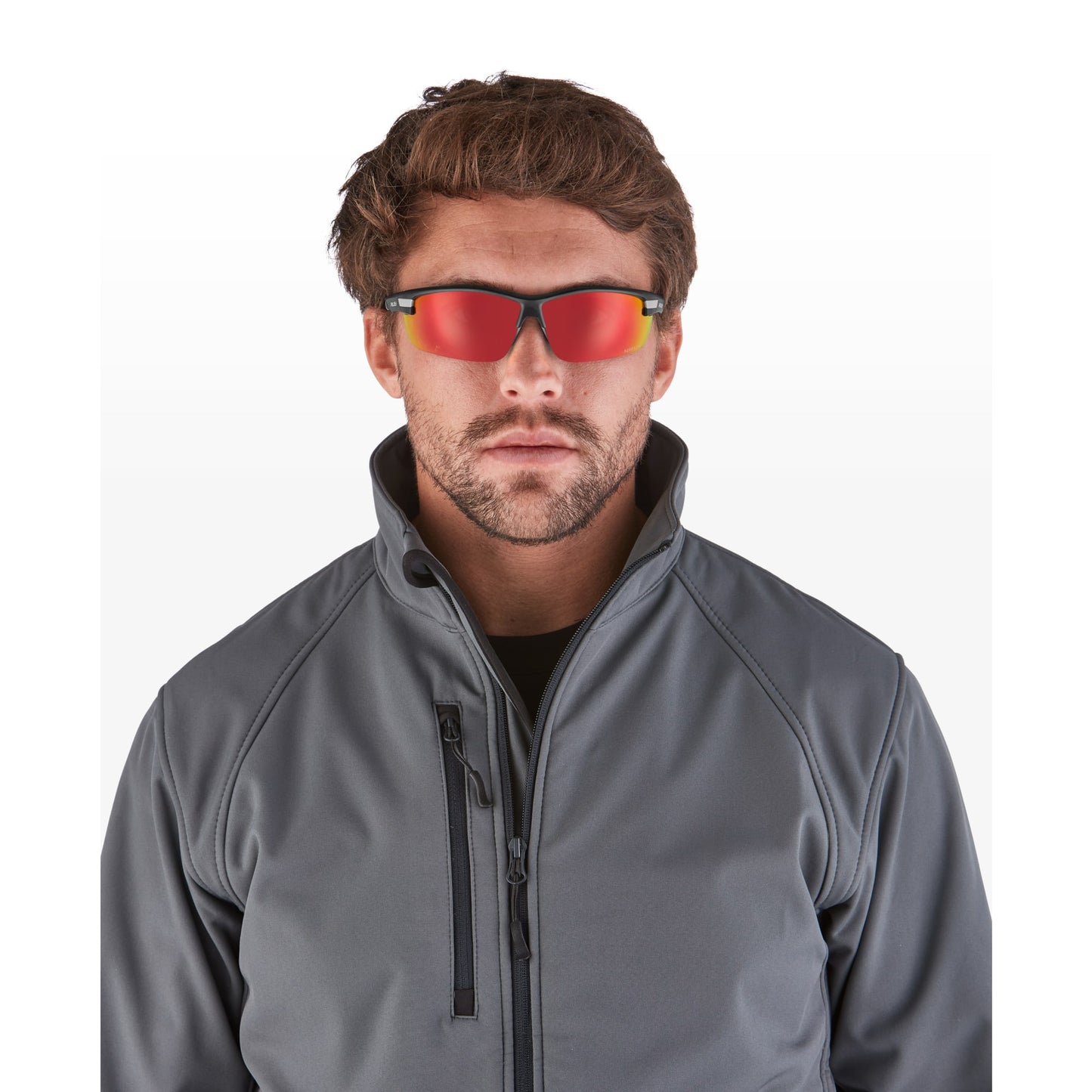 RILEY Sisini Sports Style Anti-Scratch Safety Glasses with Antique Mirror Revo Lens - Mstore