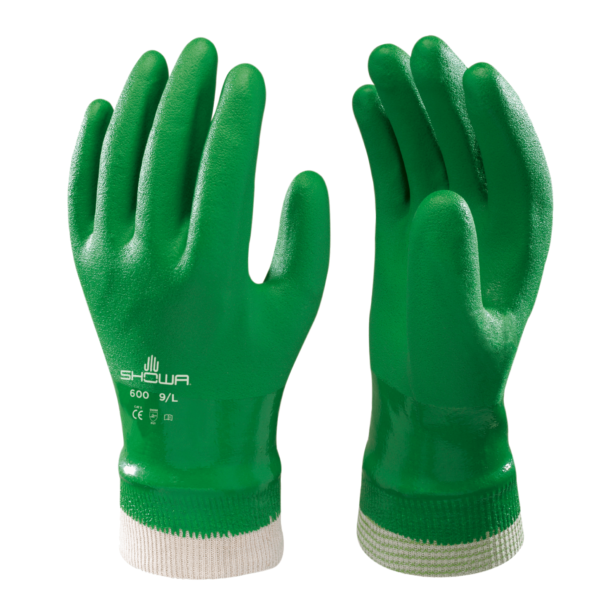 600 PVC Coated Waterproof Safety Gloves